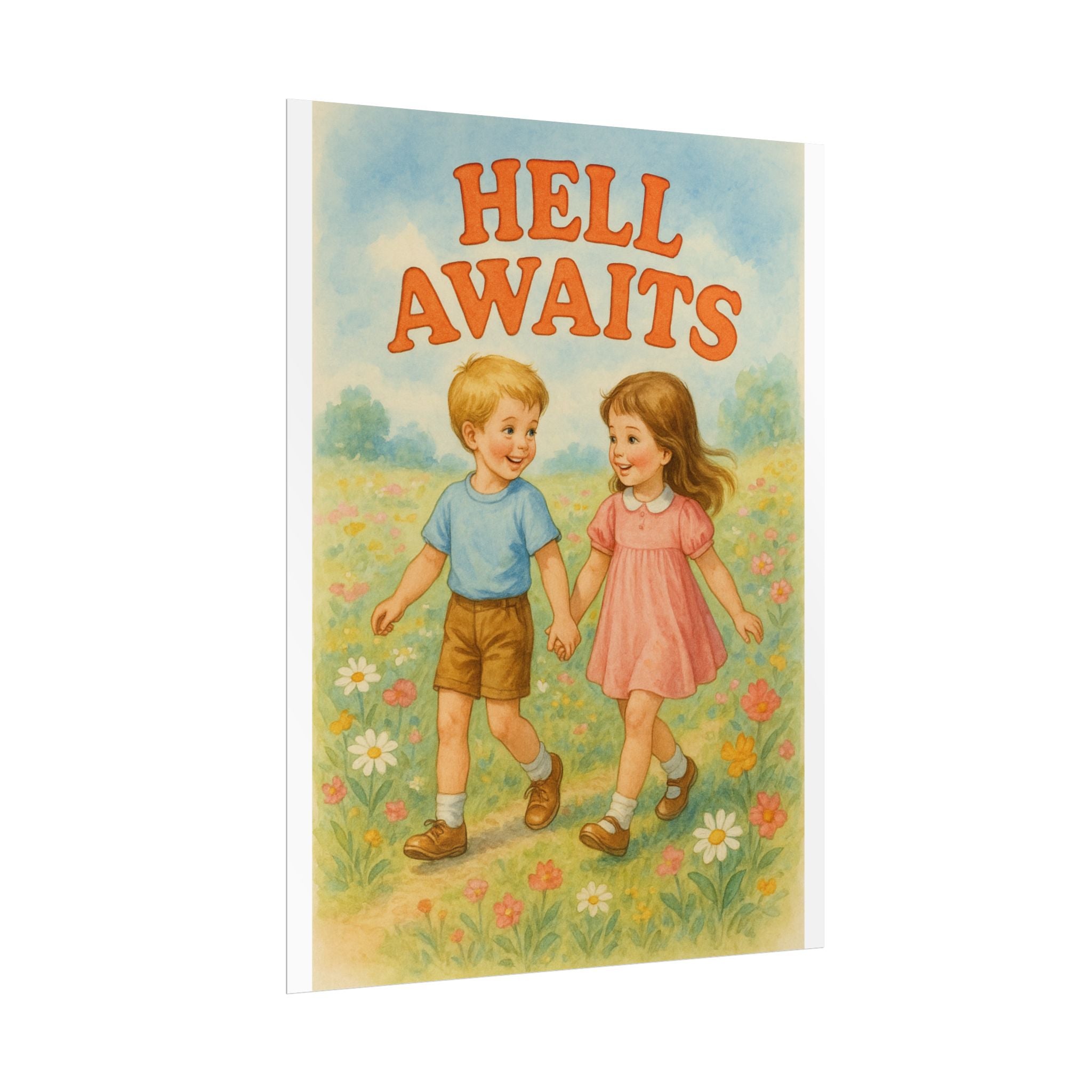 Hell Awaits 6" x 8"