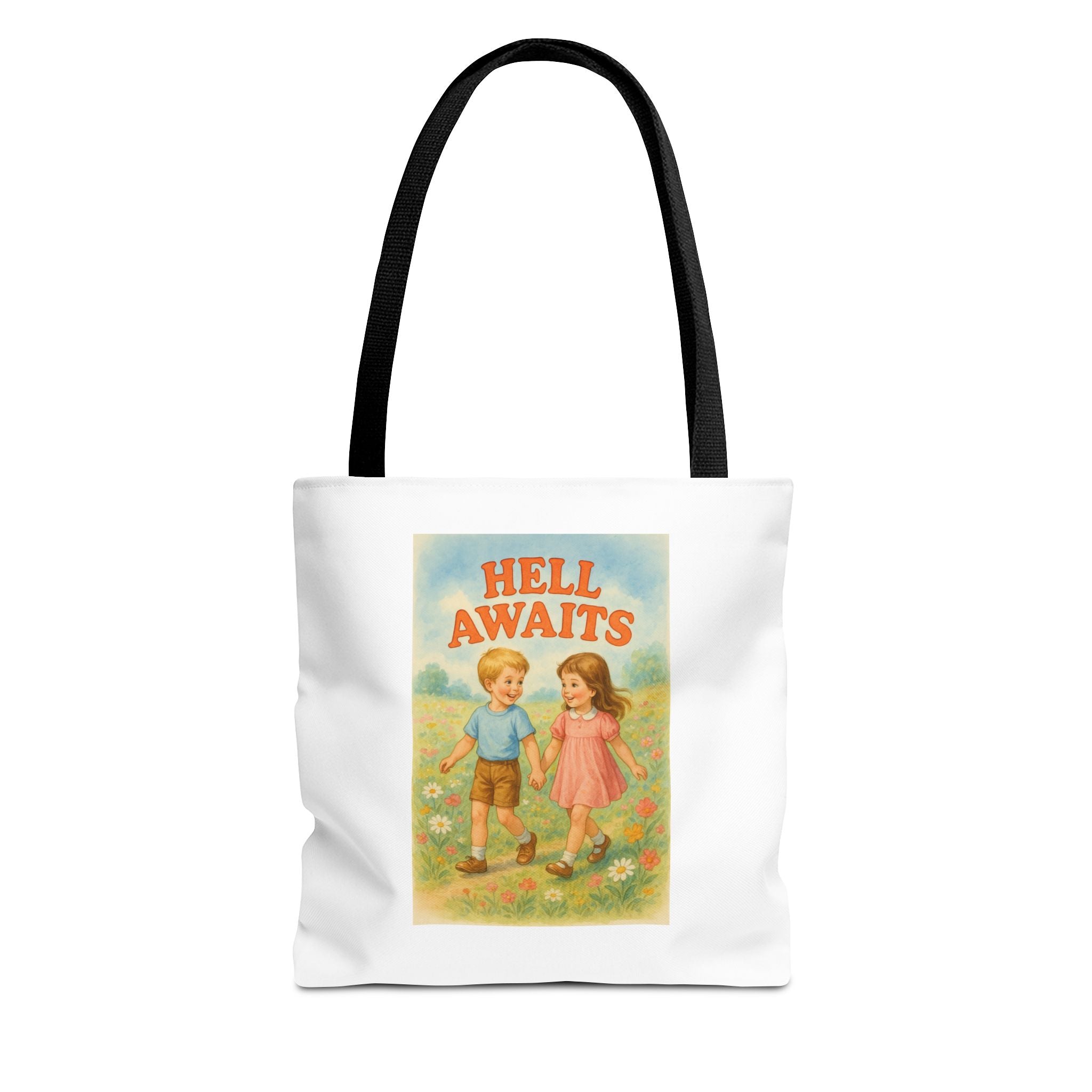 Hell Awaits & Candy Chaos - Tote Bag  Fun Eco-Friendly Shoulder Bag