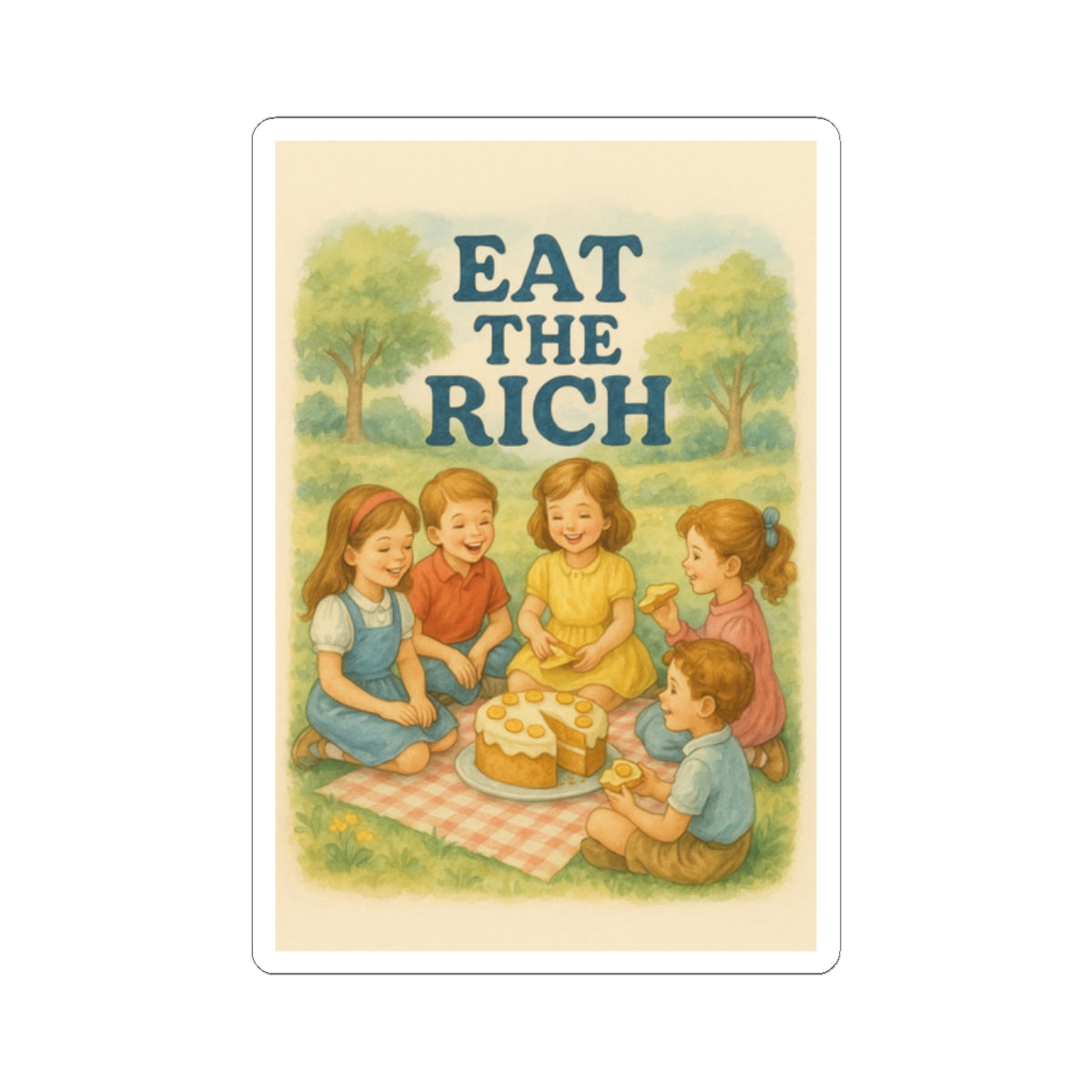 Eat The Rich Sticker