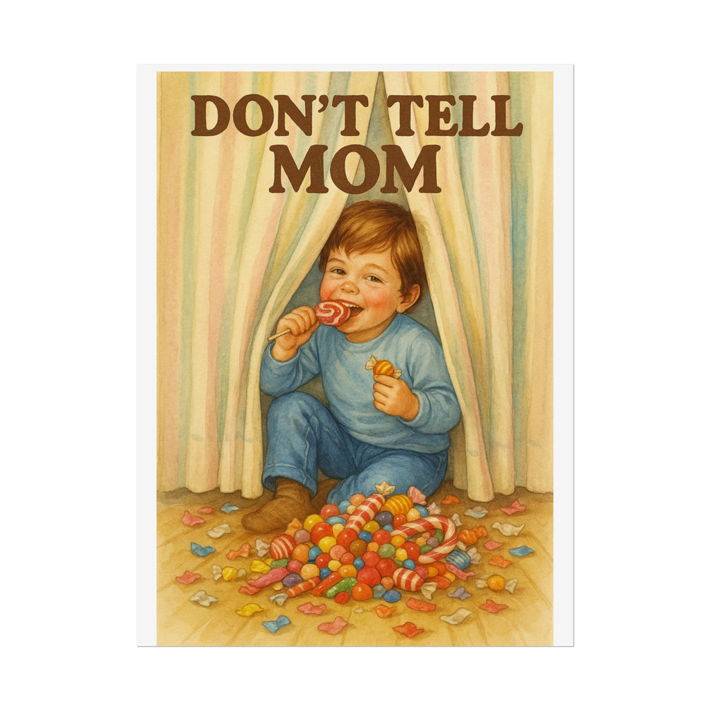 Don’t Tell Mom Poster 6" x 8"