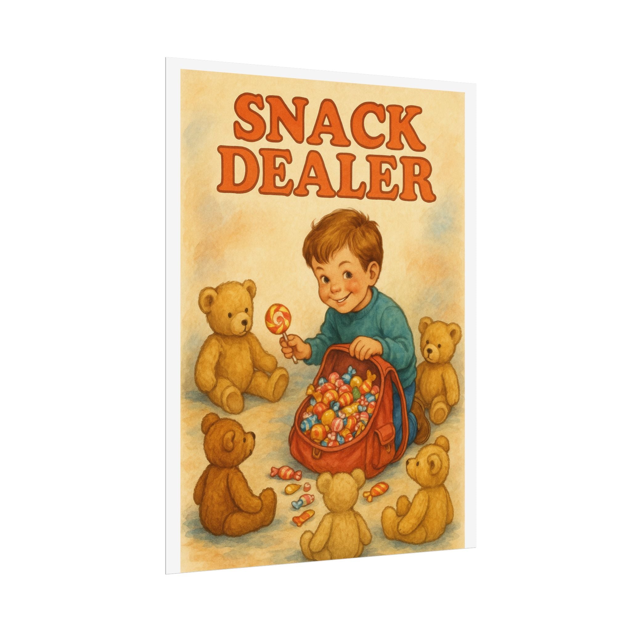 Snack Dealer Poster 6" x 8"