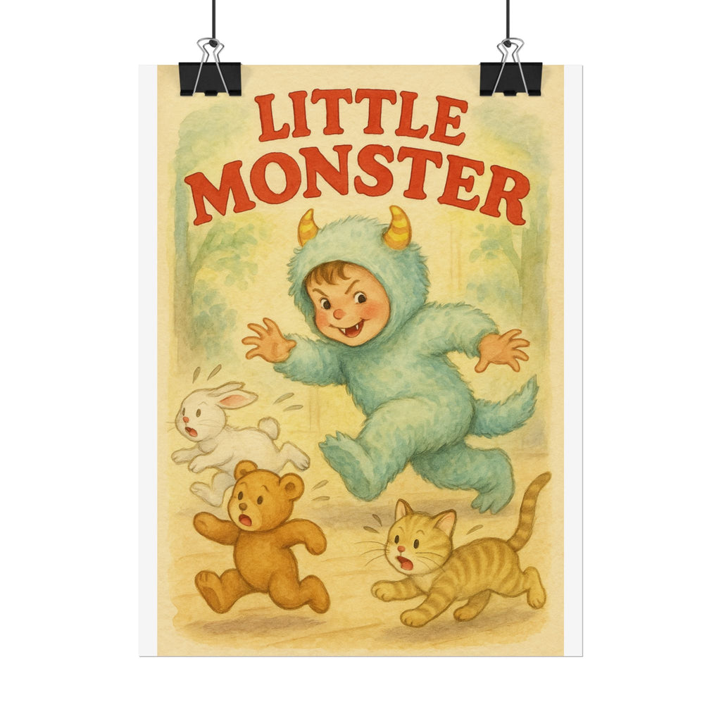Little Monster Poster 6" x 8"