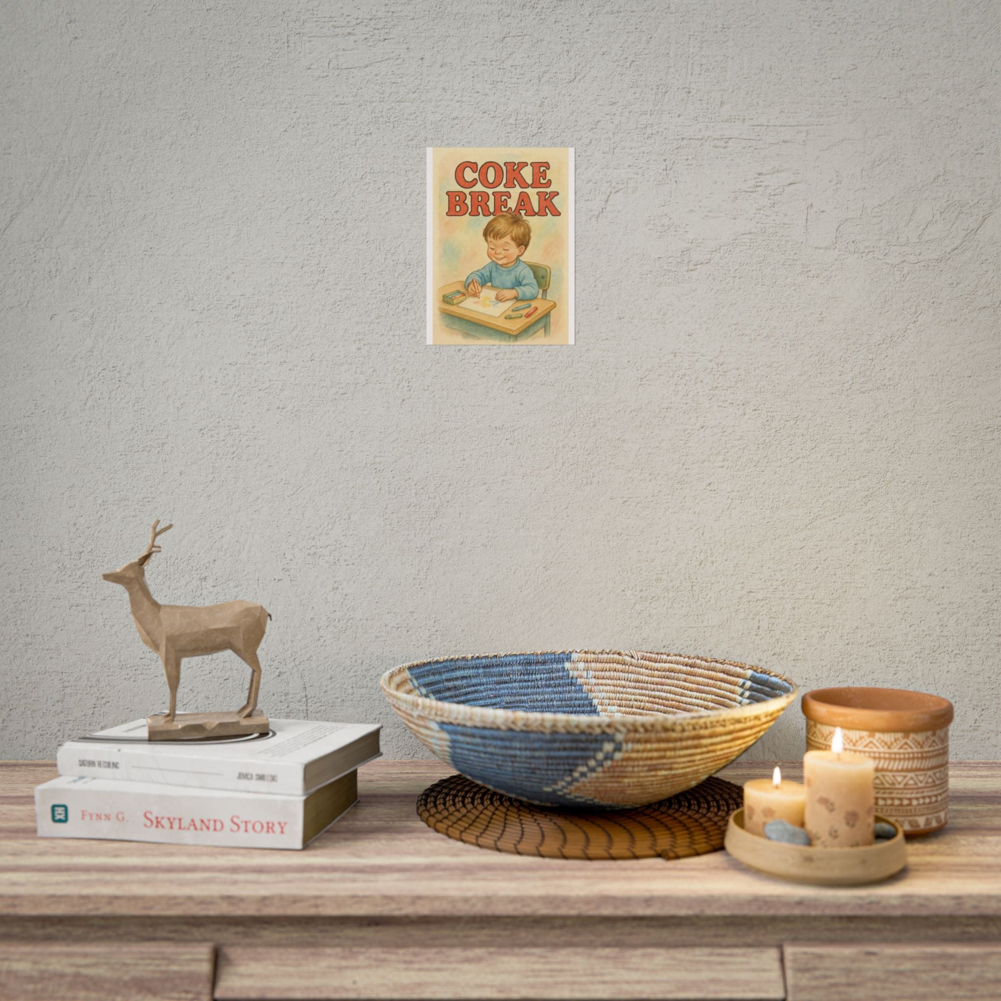 Coke Break Poster 6" x 8"