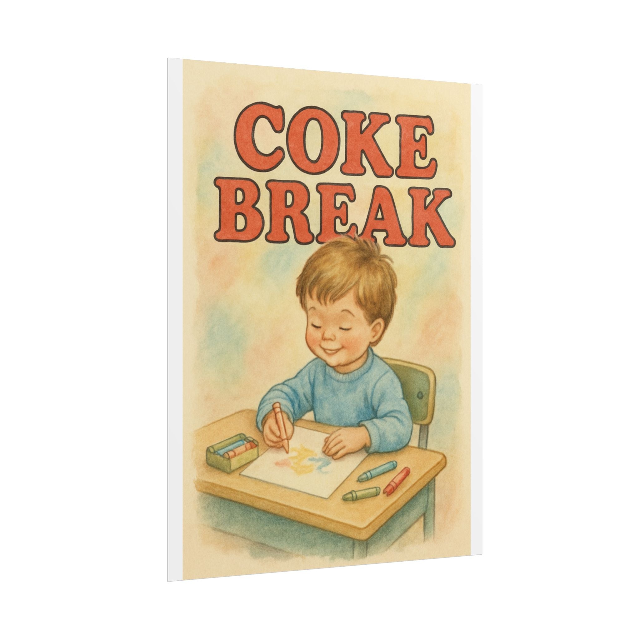 Coke Break Poster 6" x 8"