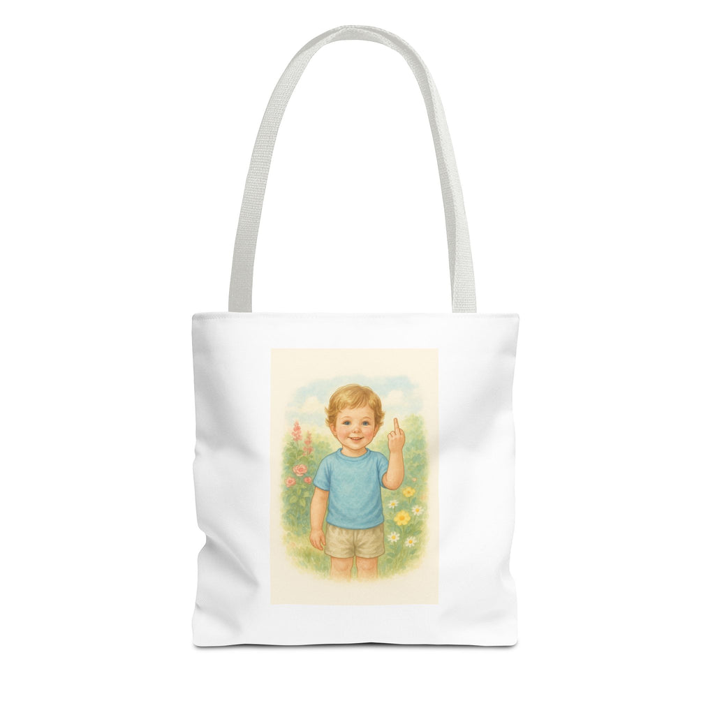 Middle Finger & Candy Chaos - Tote Bag  Fun Eco-Friendly Shoulder Bag
