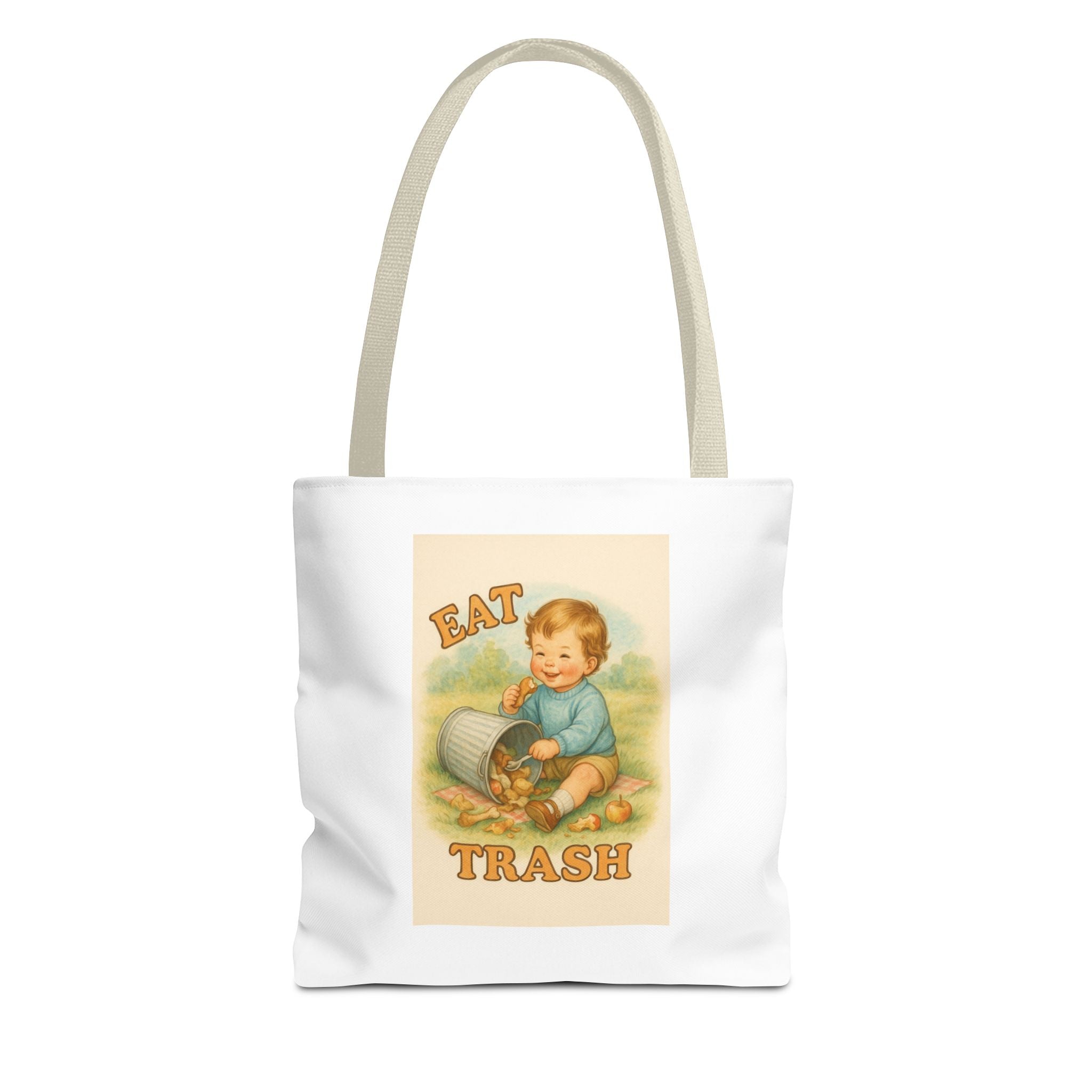 Eat Trash & Candy Chaos - Tote Bag  Fun Eco-Friendly Shoulder Bag