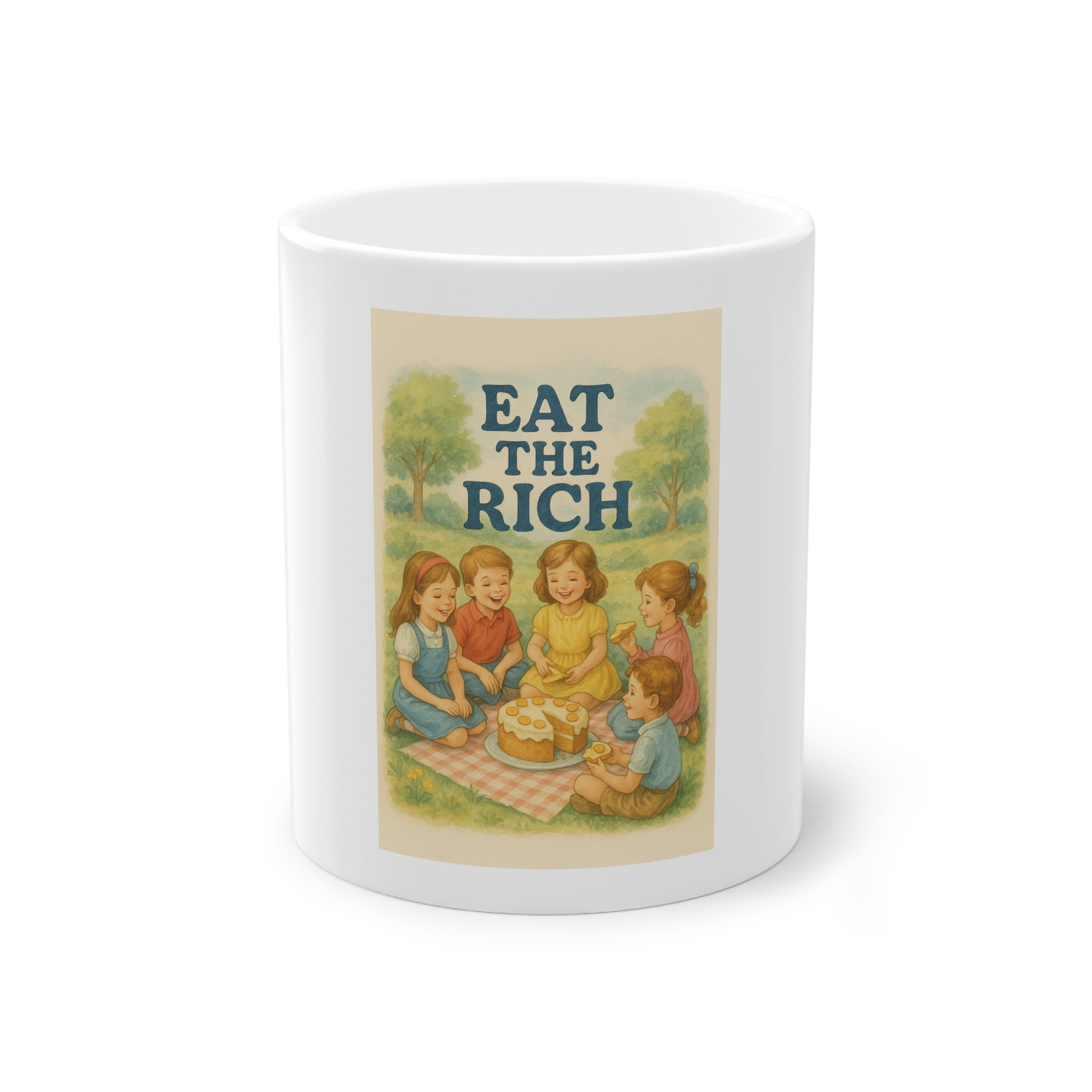 Eat The Rich Funny Mug