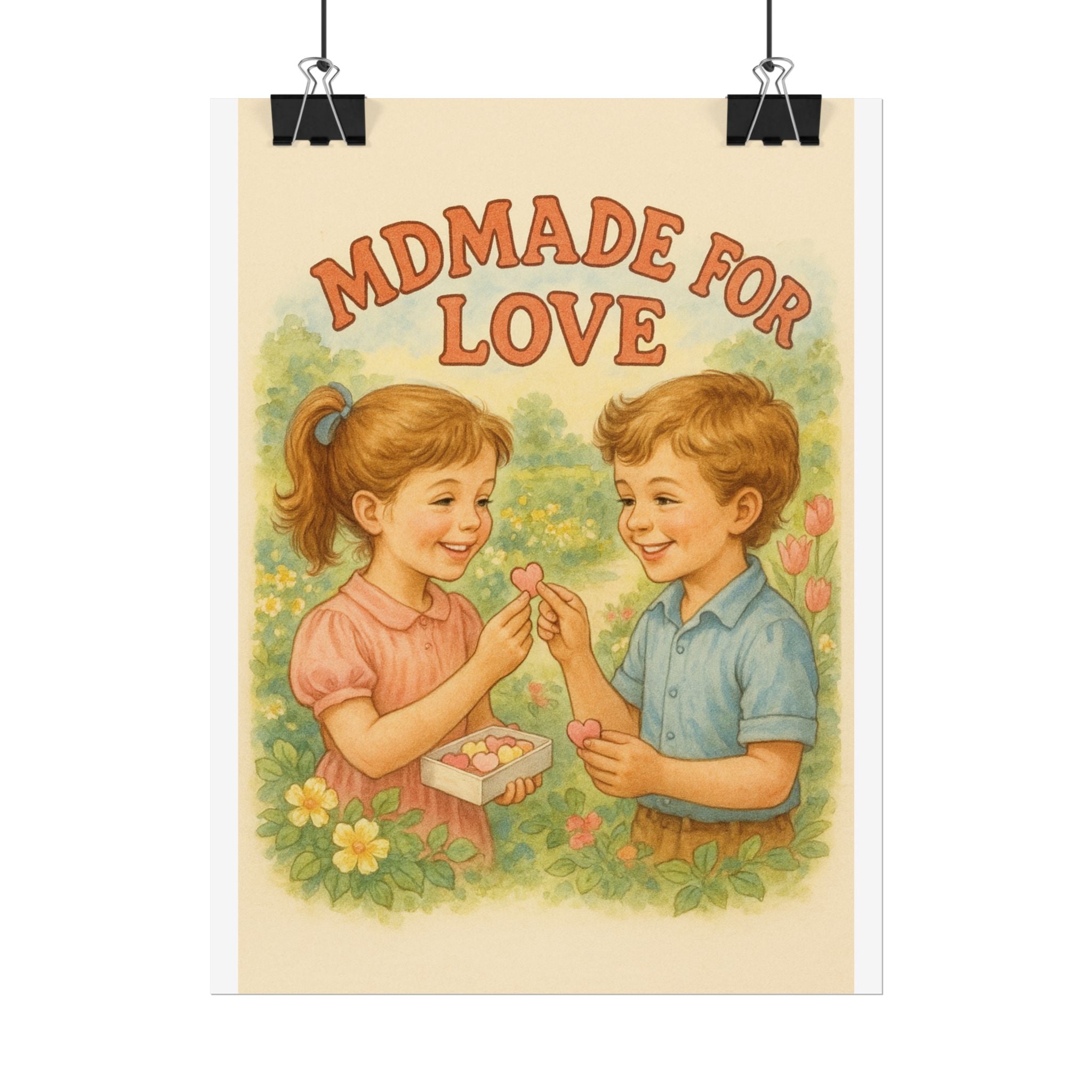 MDMAde For Love Poster 6" x 8"
