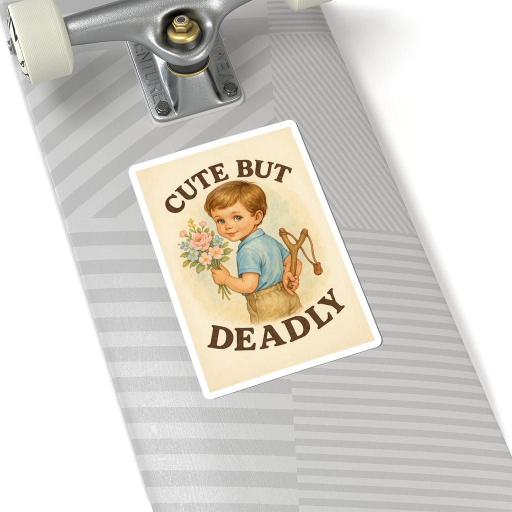 Cute But Deadly Sticker