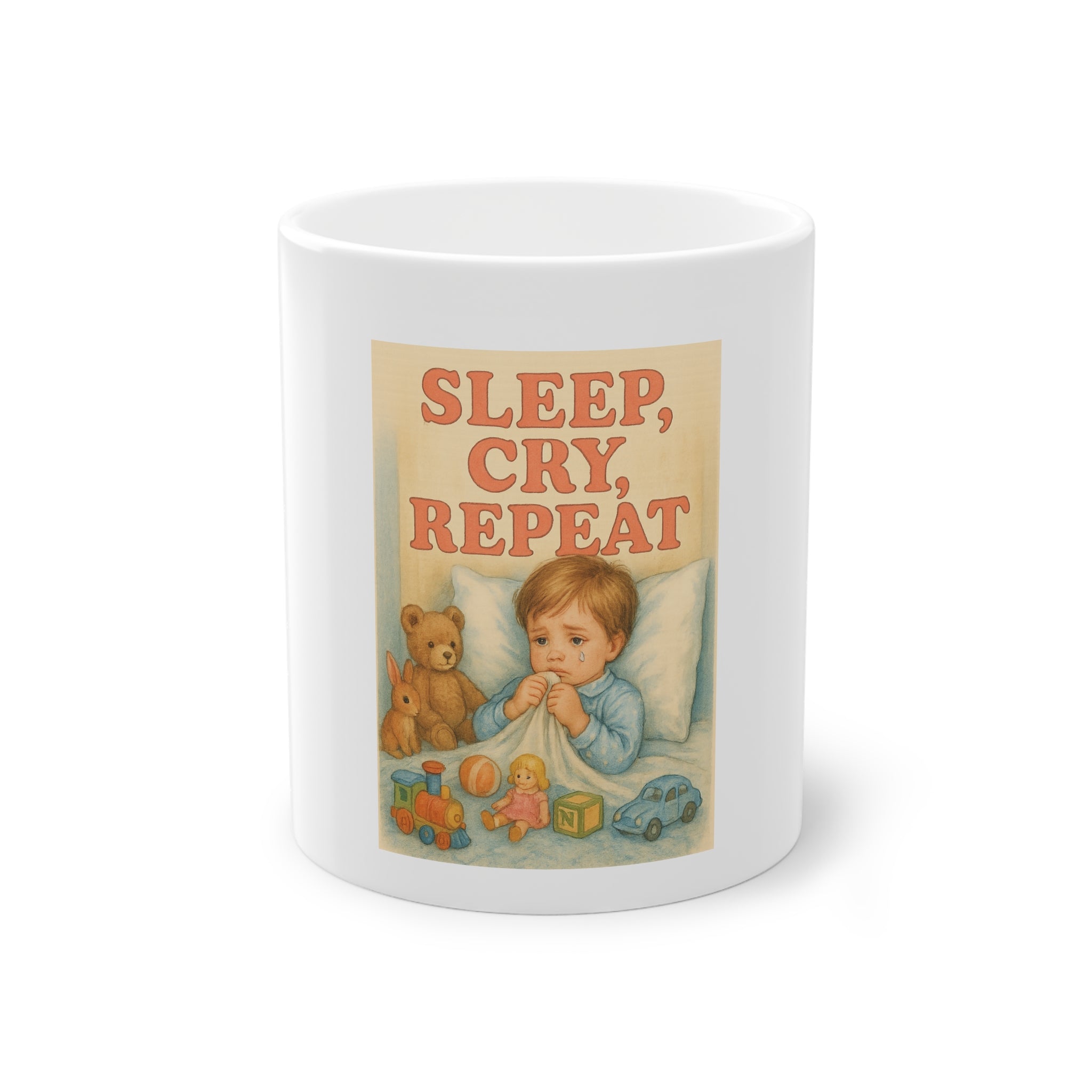 Sleep Cry Repeat Funny Mug