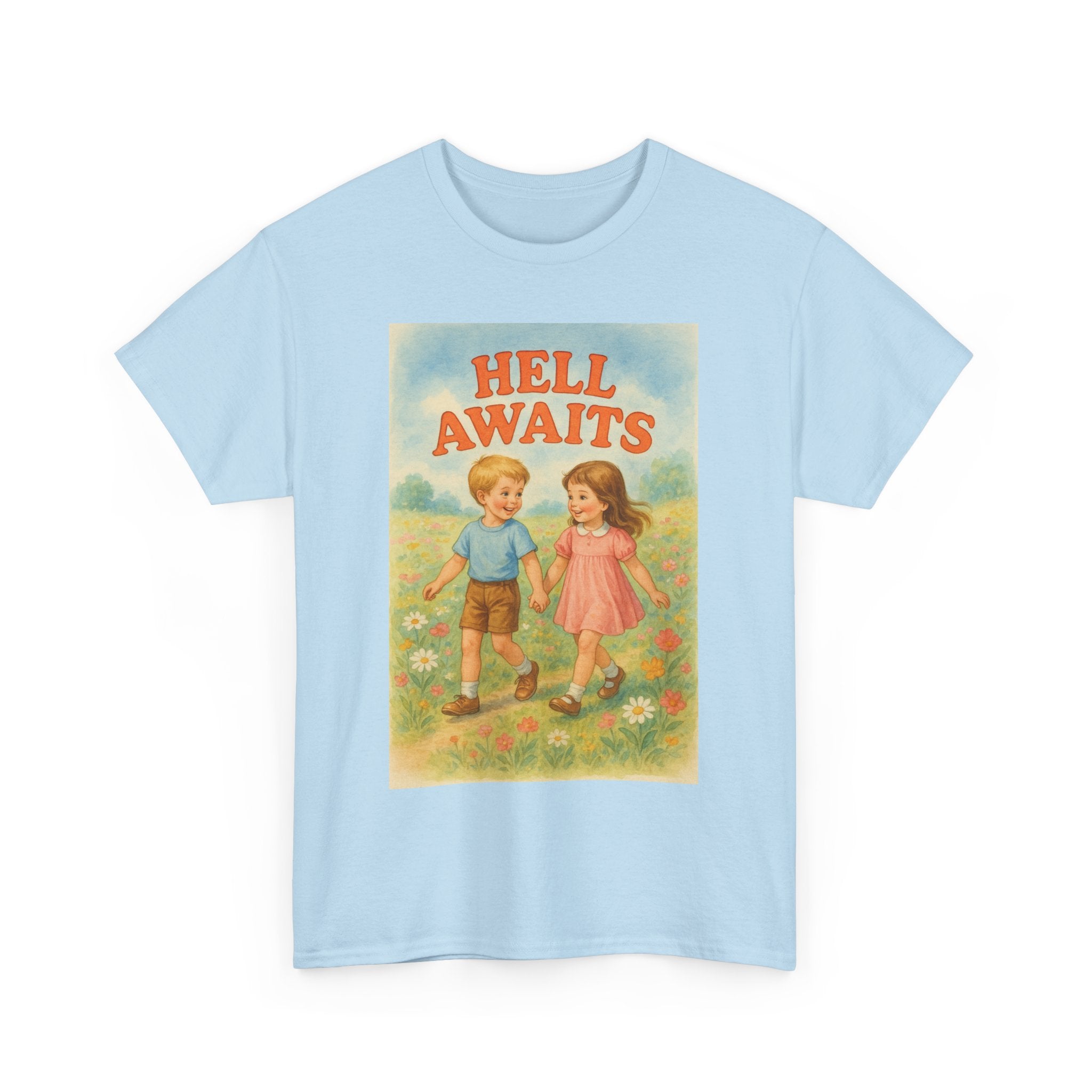 Hell Awaits - Unisex Funny T-Shirt