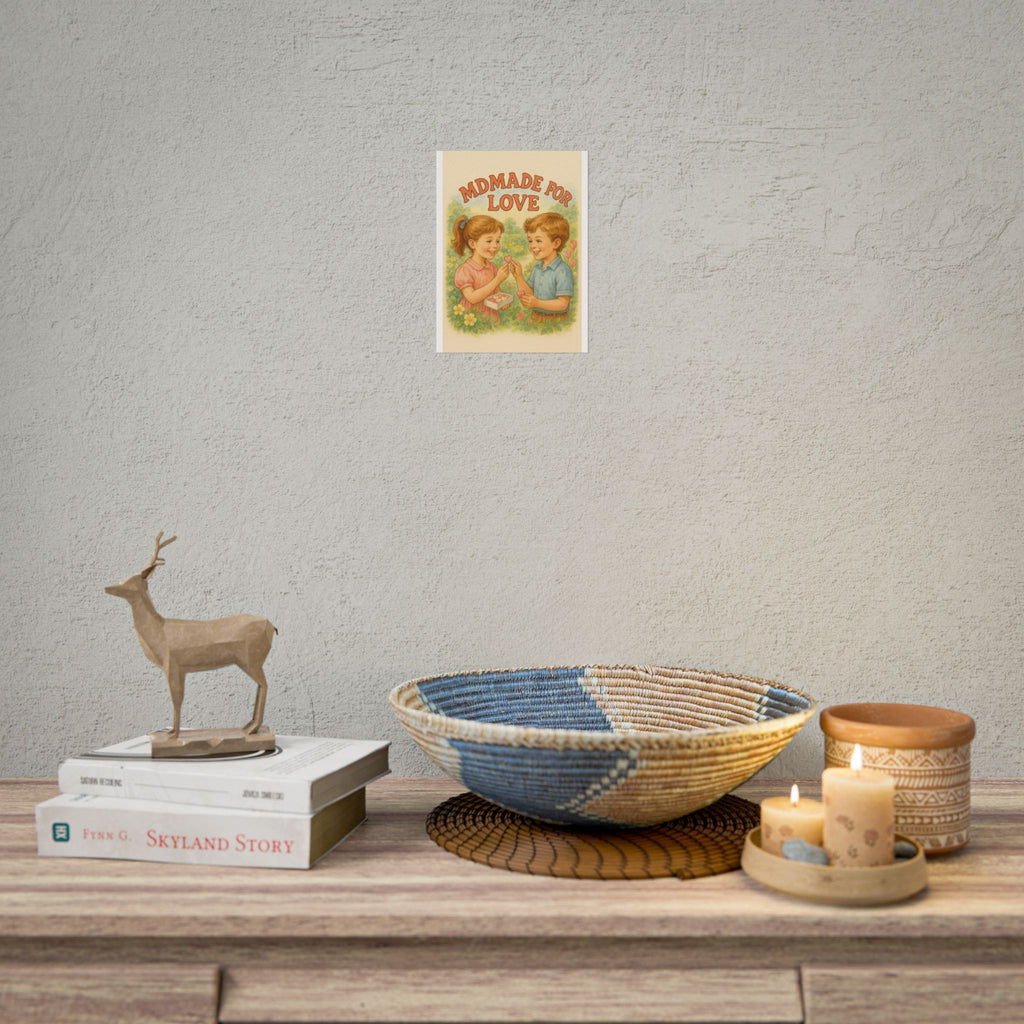 MDMAde For Love Poster 6" x 8"