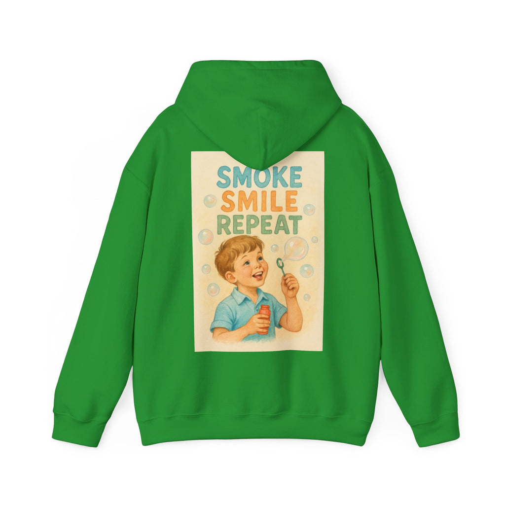 Smoke Smile Repeat - Unisex Funny Hoodie