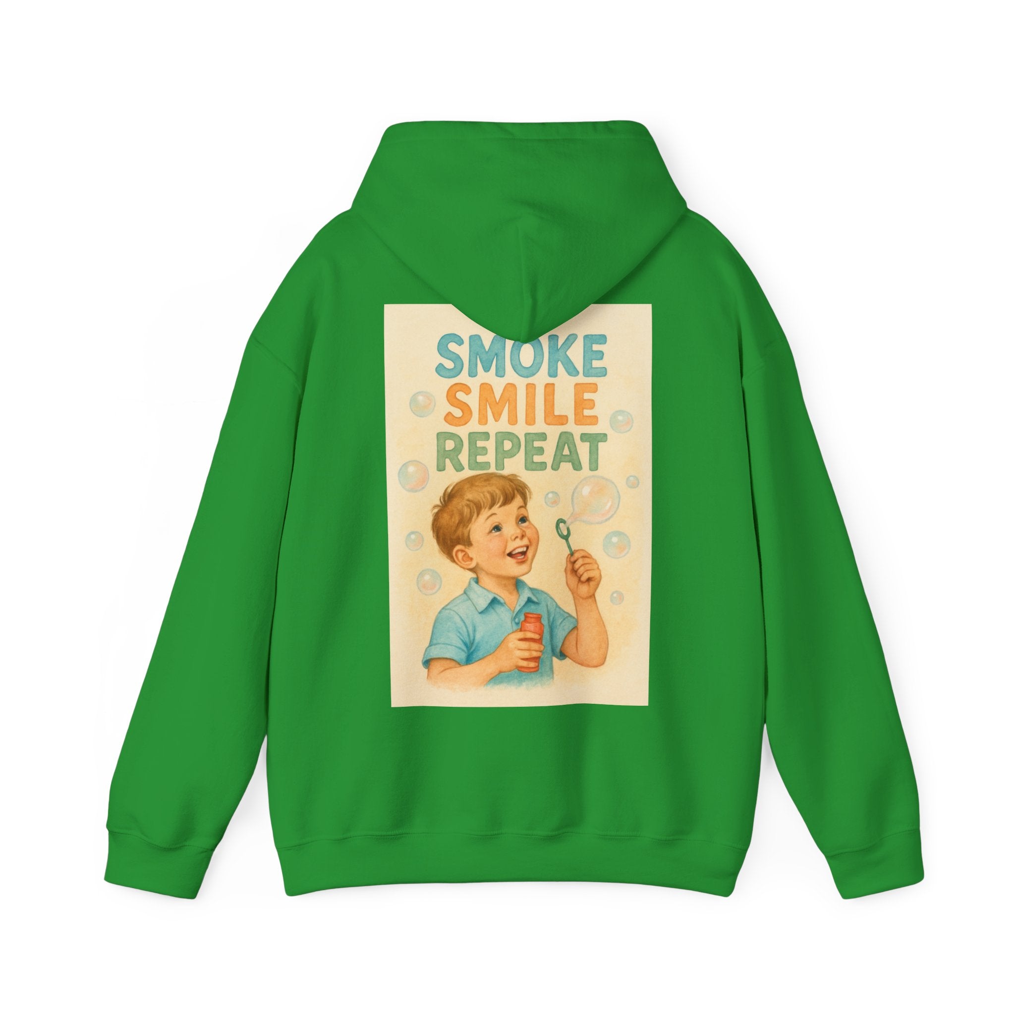 Smoke Smile Repeat - Unisex Funny Hoodie