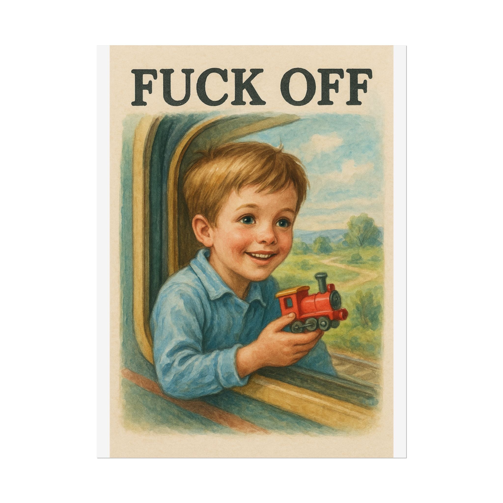 Fuck Off Poster 6" x 8"