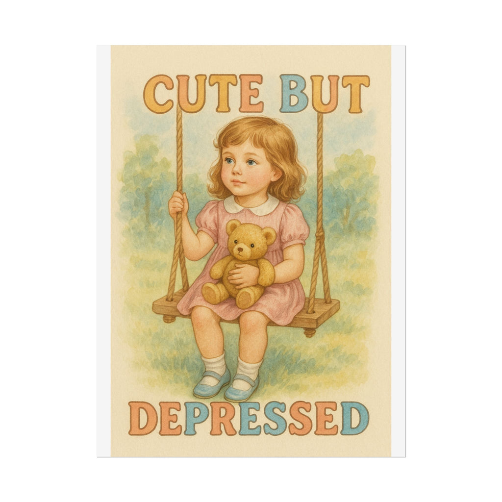 Cut But Depressed Poster 6" x 8"