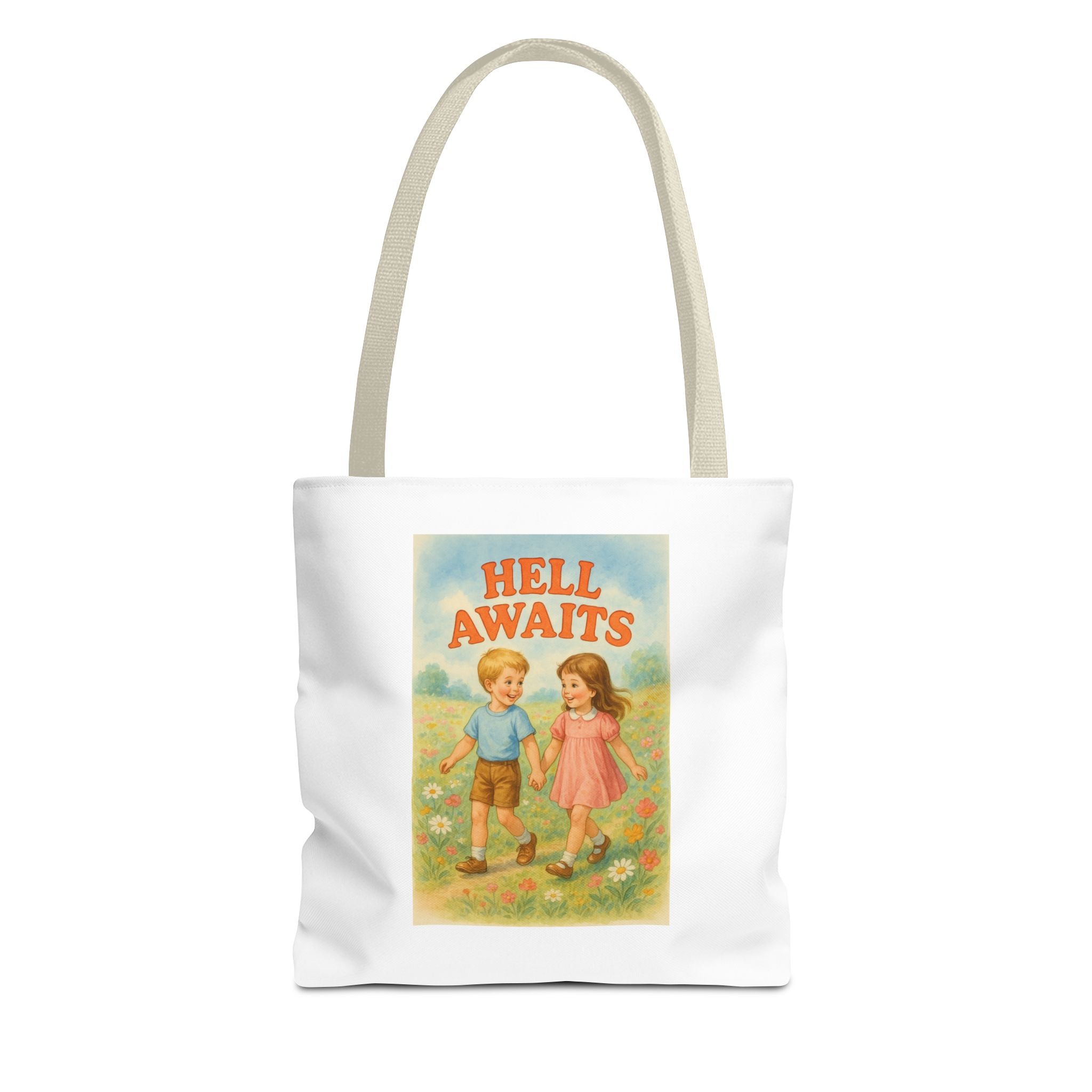 Hell Awaits & Candy Chaos - Tote Bag  Fun Eco-Friendly Shoulder Bag
