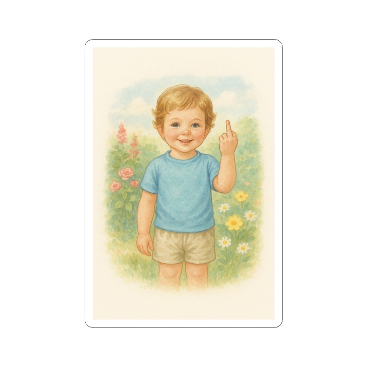 Middle Finger Sticker