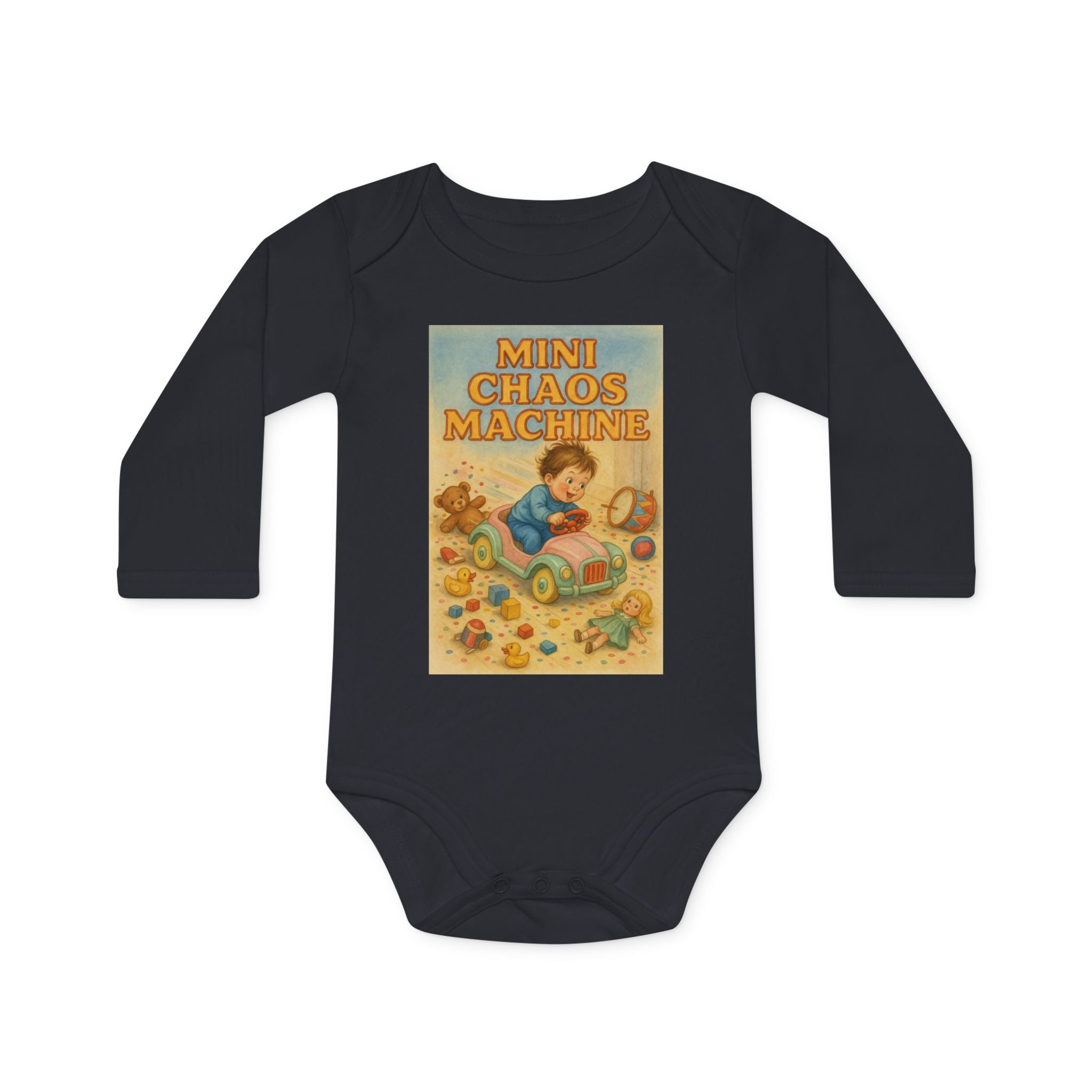 Mini Chaos Machine - Funny Baby Bodysuit