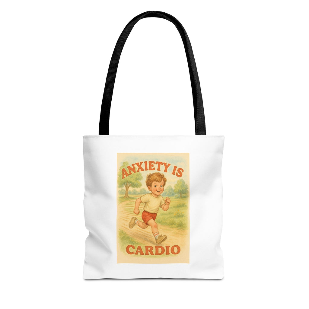 Anxiety Is My Cardio & Candy Chaos - Tote Bag  Fun Eco-Friendly Shoulder Bag