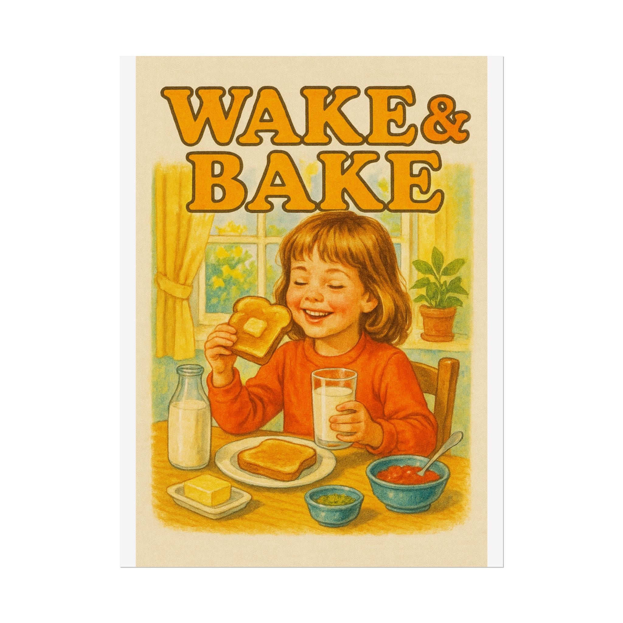 Wake & Bake Poster 6" x 8"