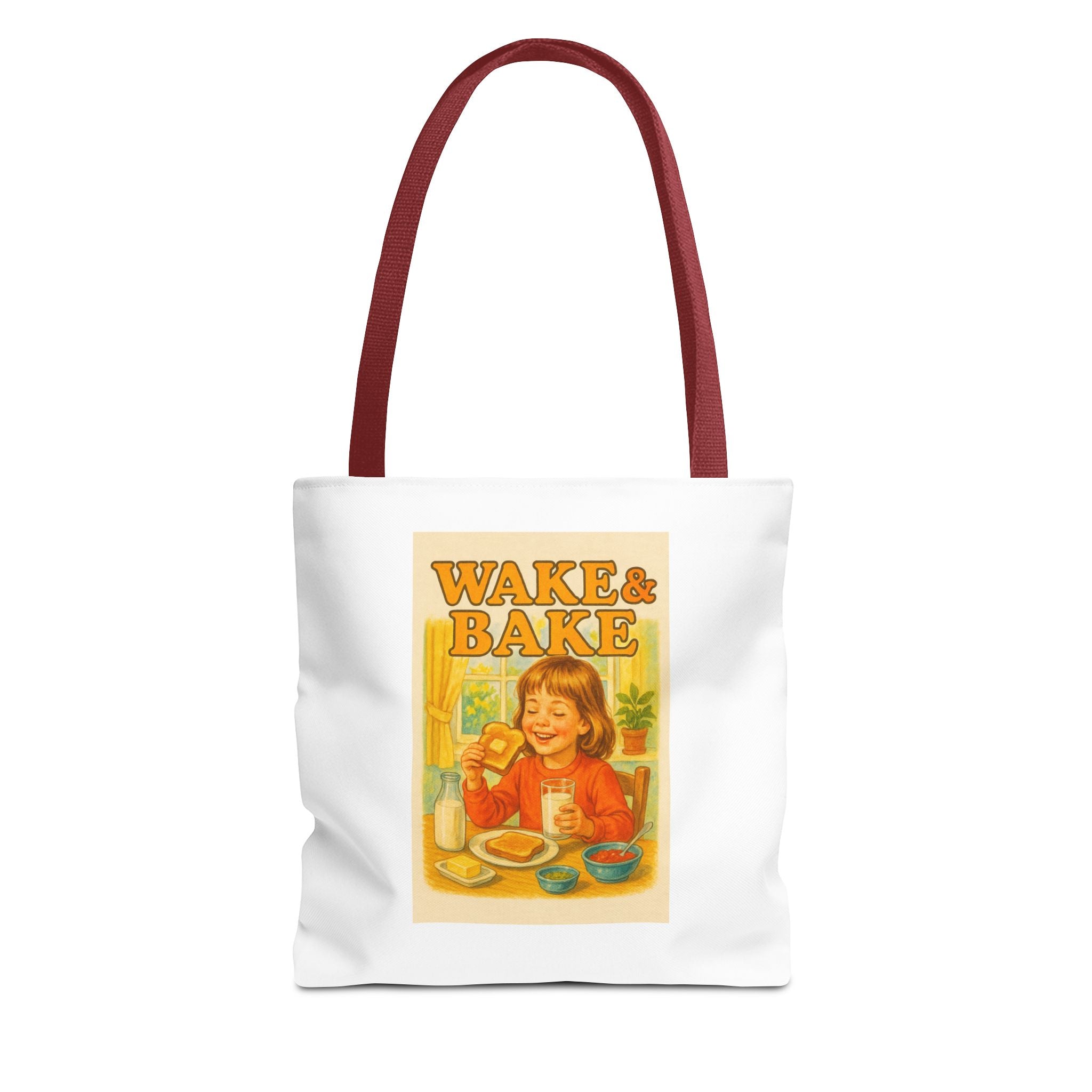 Wake & Bake & Candy Chaos - Tote Bag  Fun Eco-Friendly Shoulder Bag