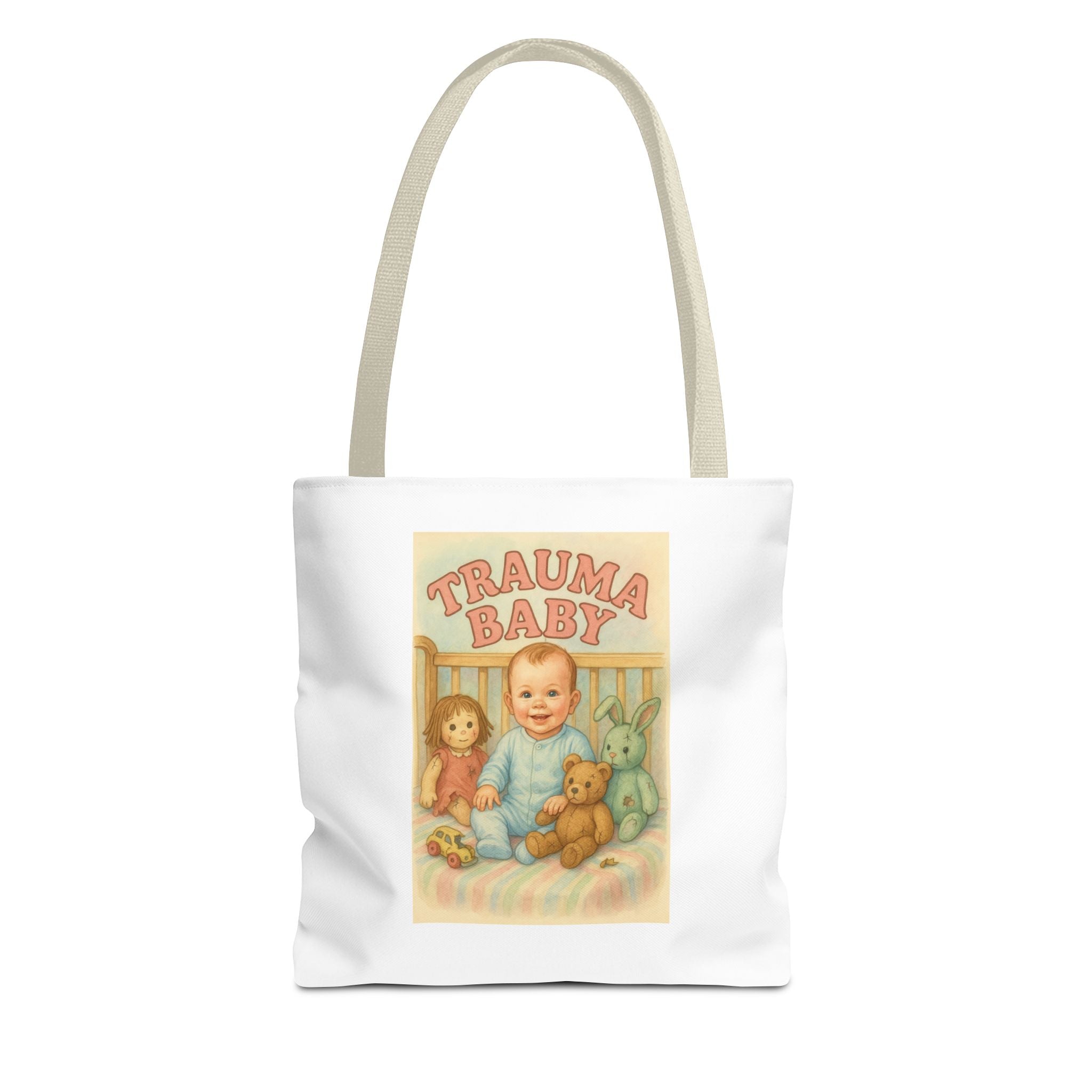 Trauma Baby & Candy Chaos - Tote Bag  Fun Eco-Friendly Shoulder Bag
