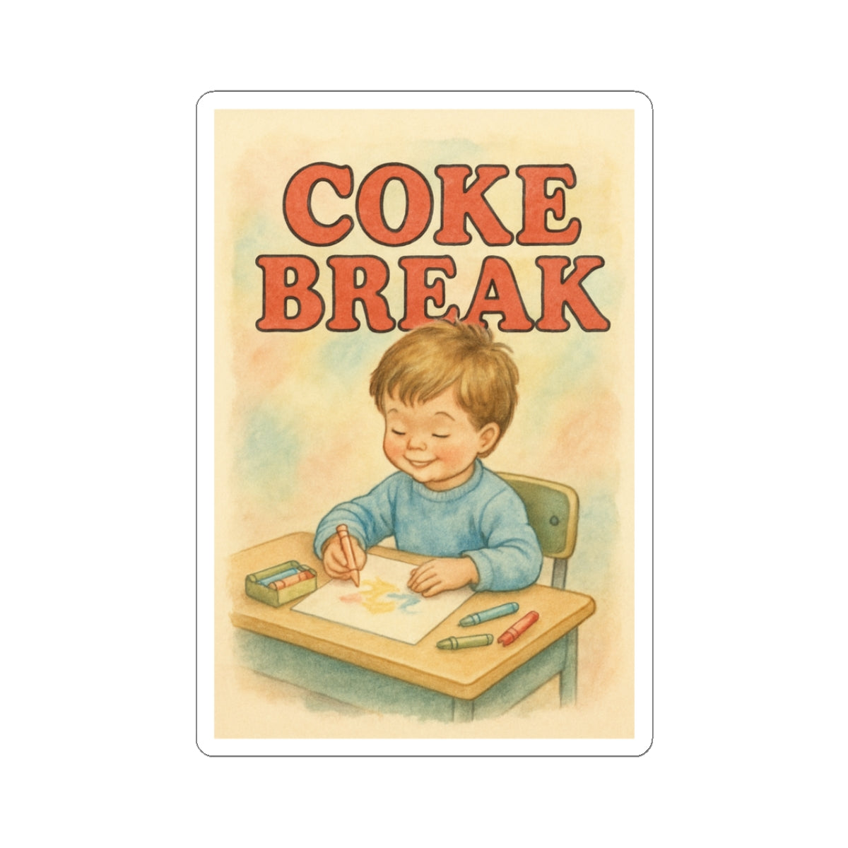 Coke Break Sticker