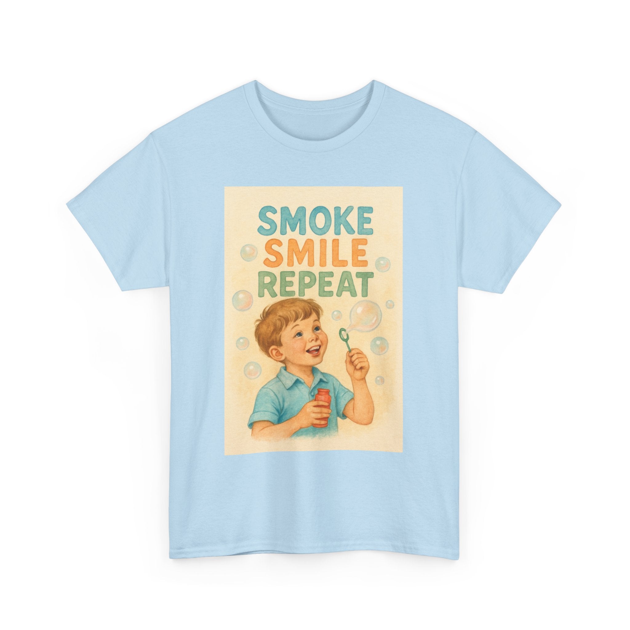 Smoke, Smile, Repeat - Unisex Funny T-Shirt