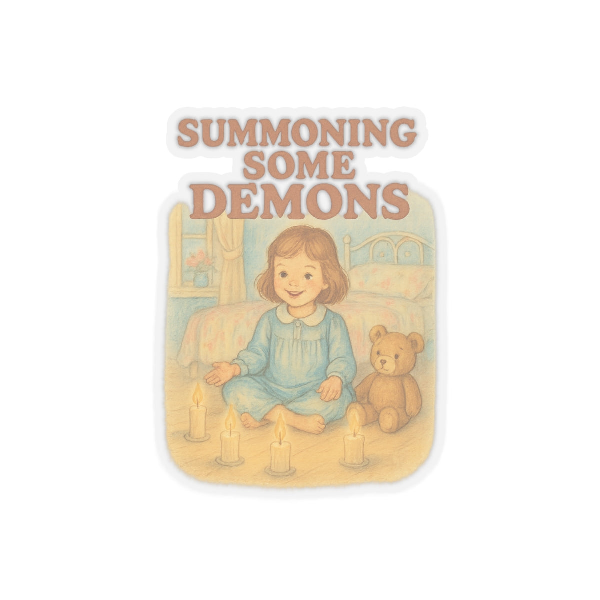 Summoning Some Demons Sticker