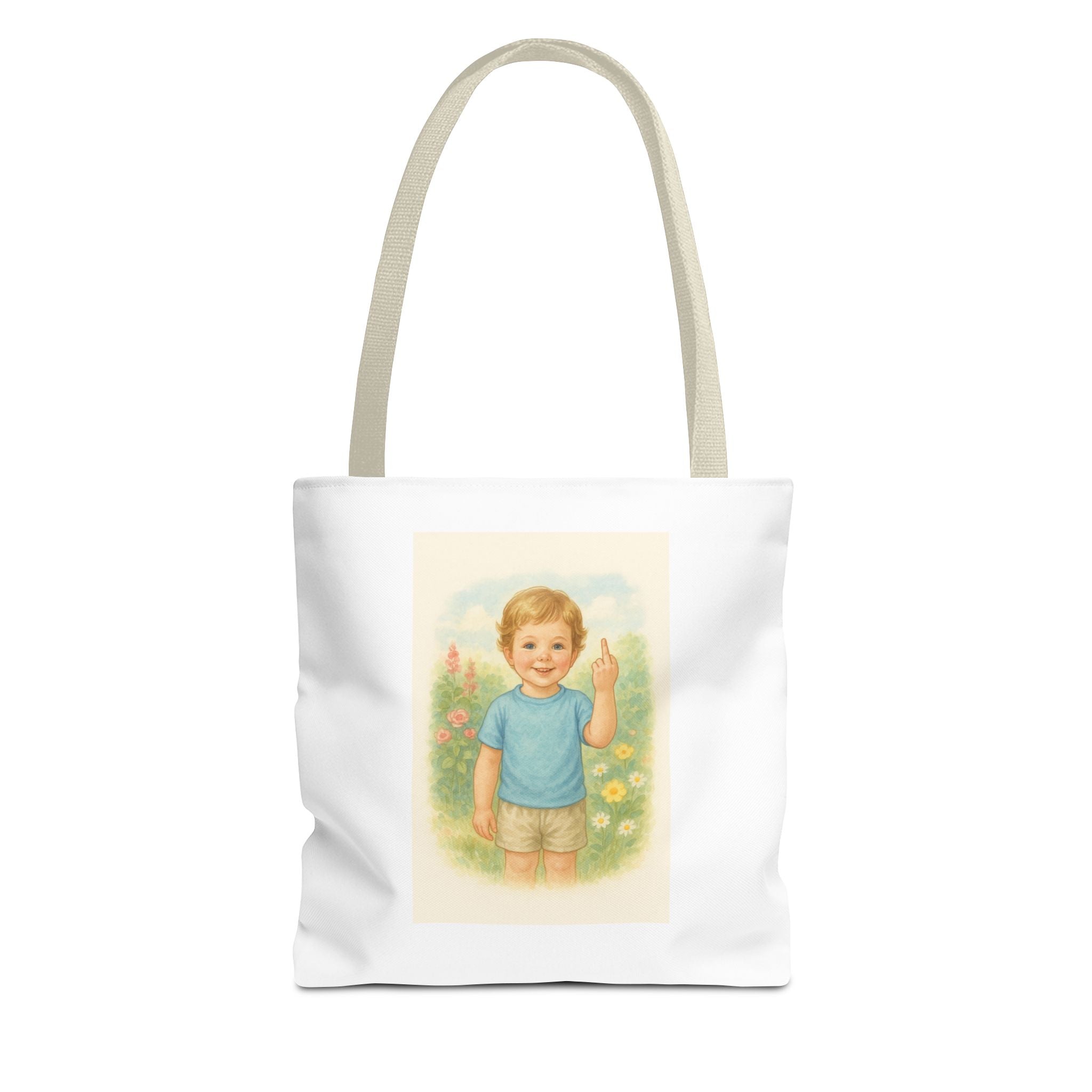 Middle Finger & Candy Chaos - Tote Bag  Fun Eco-Friendly Shoulder Bag