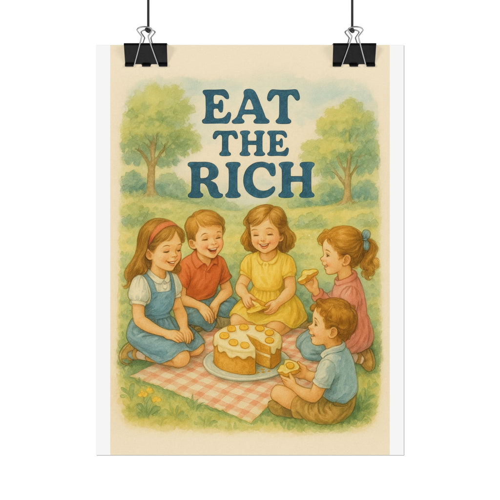 Eat The Rich Poster 6" x 8"