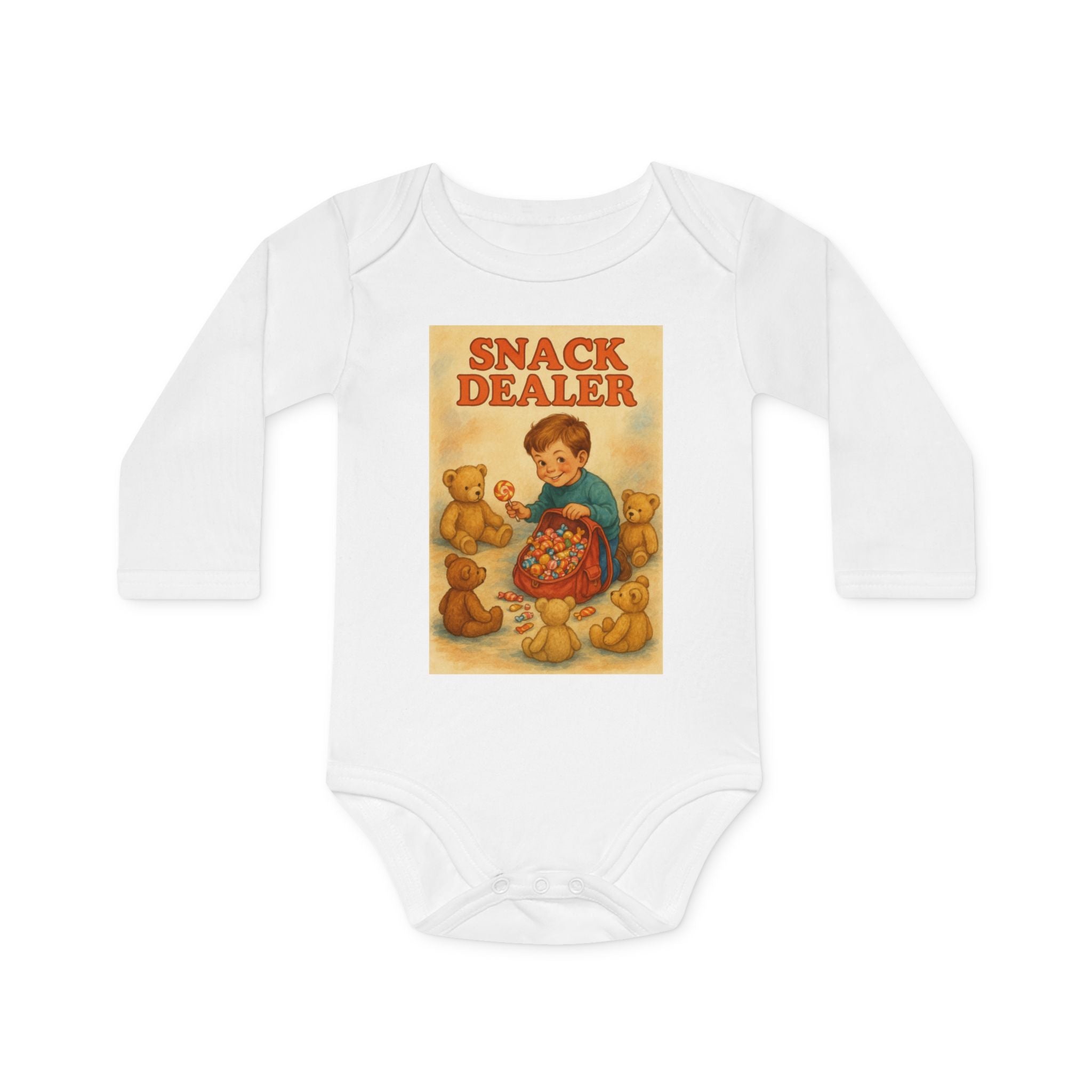 Snack Dealer - Funny Baby Bodysuit