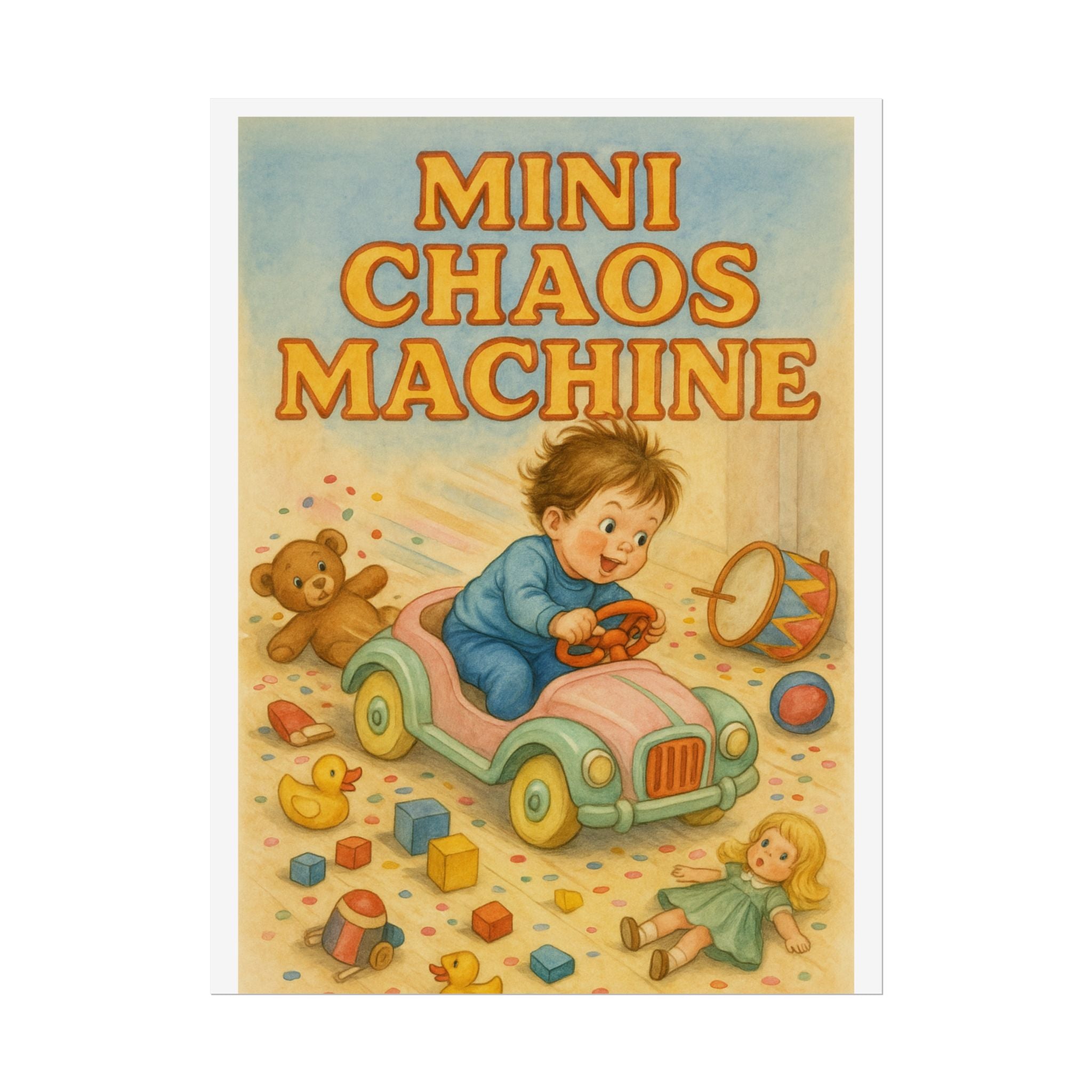 Mini Chaos Machine Poster 6" x 8"