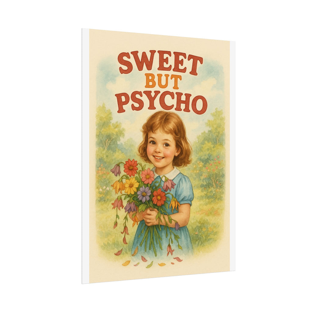 Sweet But Psycho Poster 6" x 8"