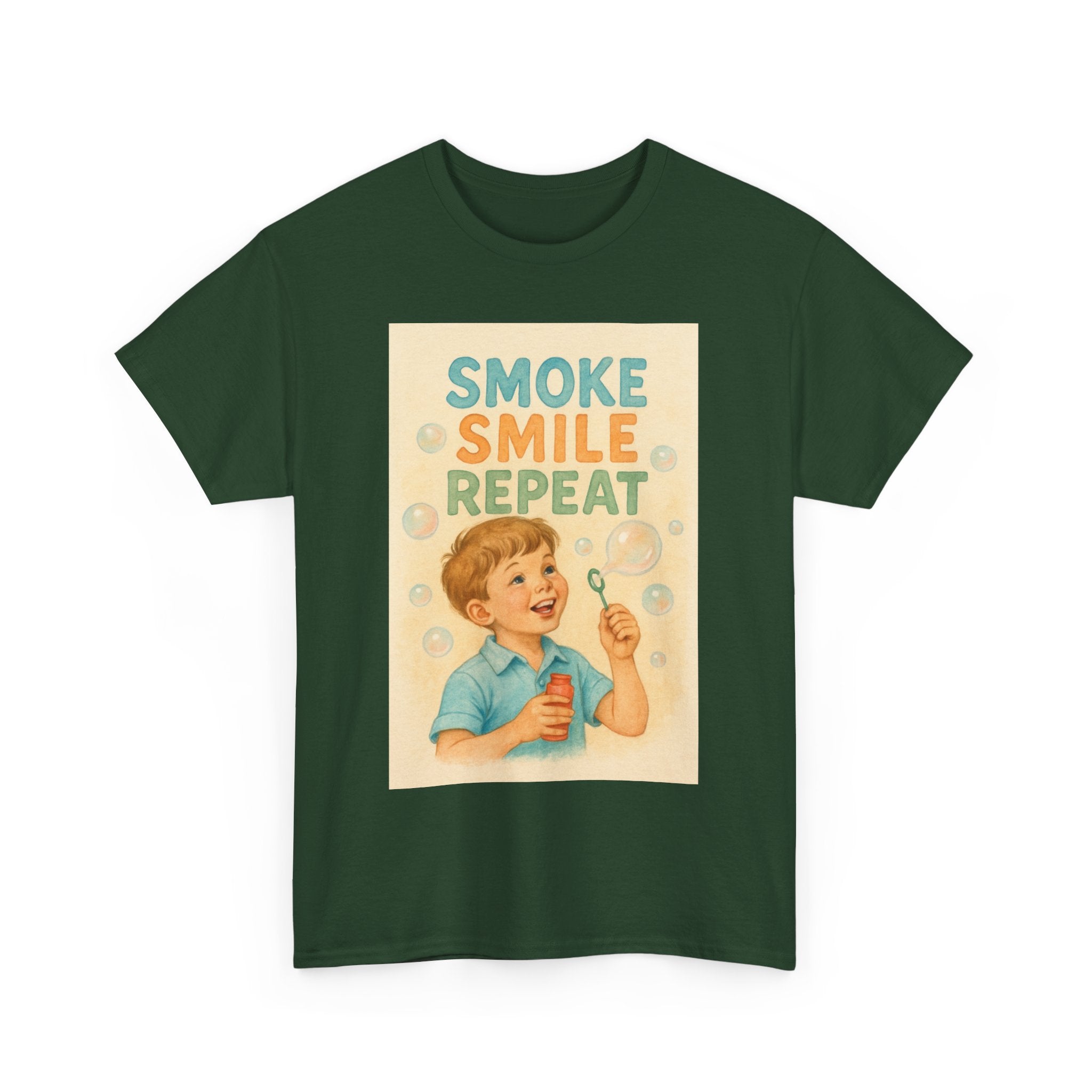 Smoke, Smile, Repeat - Unisex Funny T-Shirt