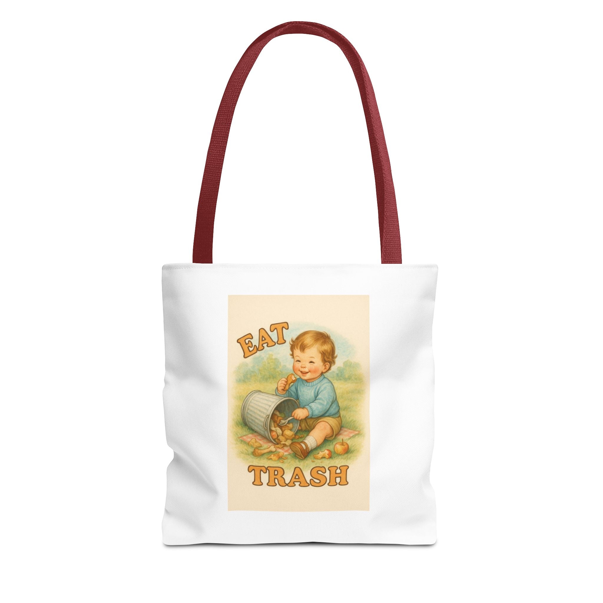 Eat Trash & Candy Chaos - Tote Bag  Fun Eco-Friendly Shoulder Bag