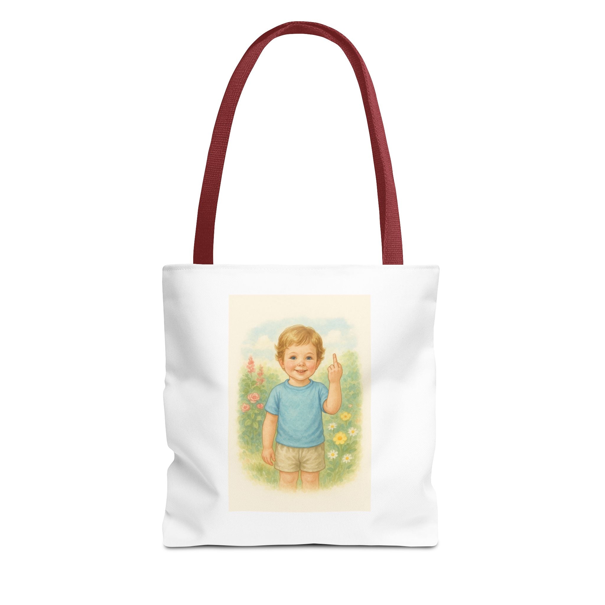Middle Finger & Candy Chaos - Tote Bag  Fun Eco-Friendly Shoulder Bag
