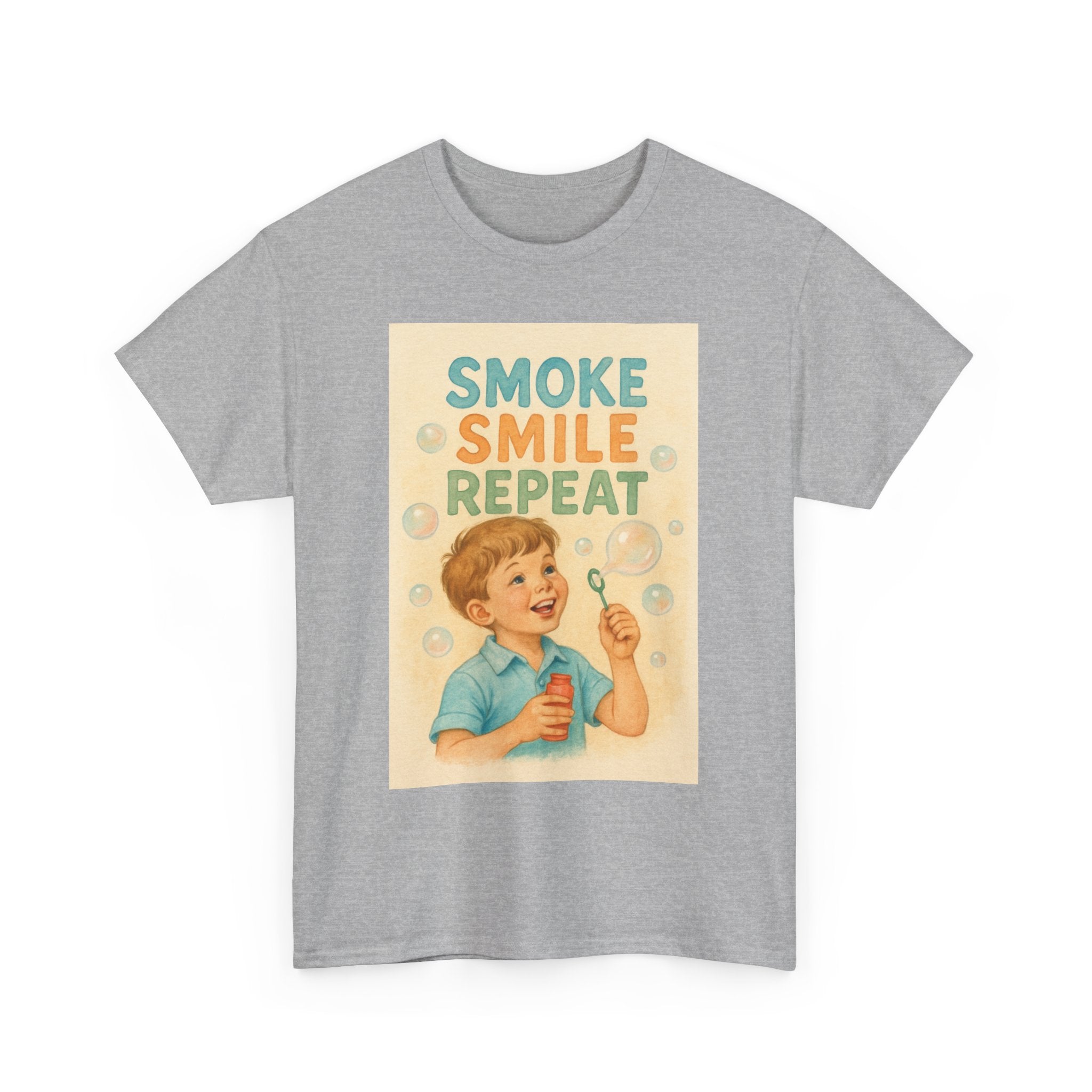 Smoke, Smile, Repeat - Unisex Funny T-Shirt