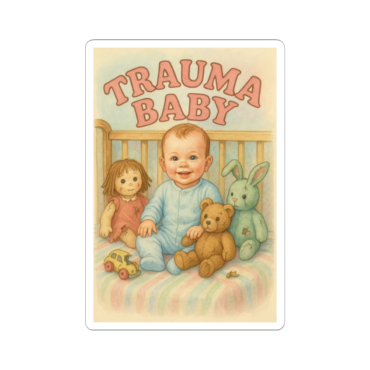 Trauma Baby Sticker