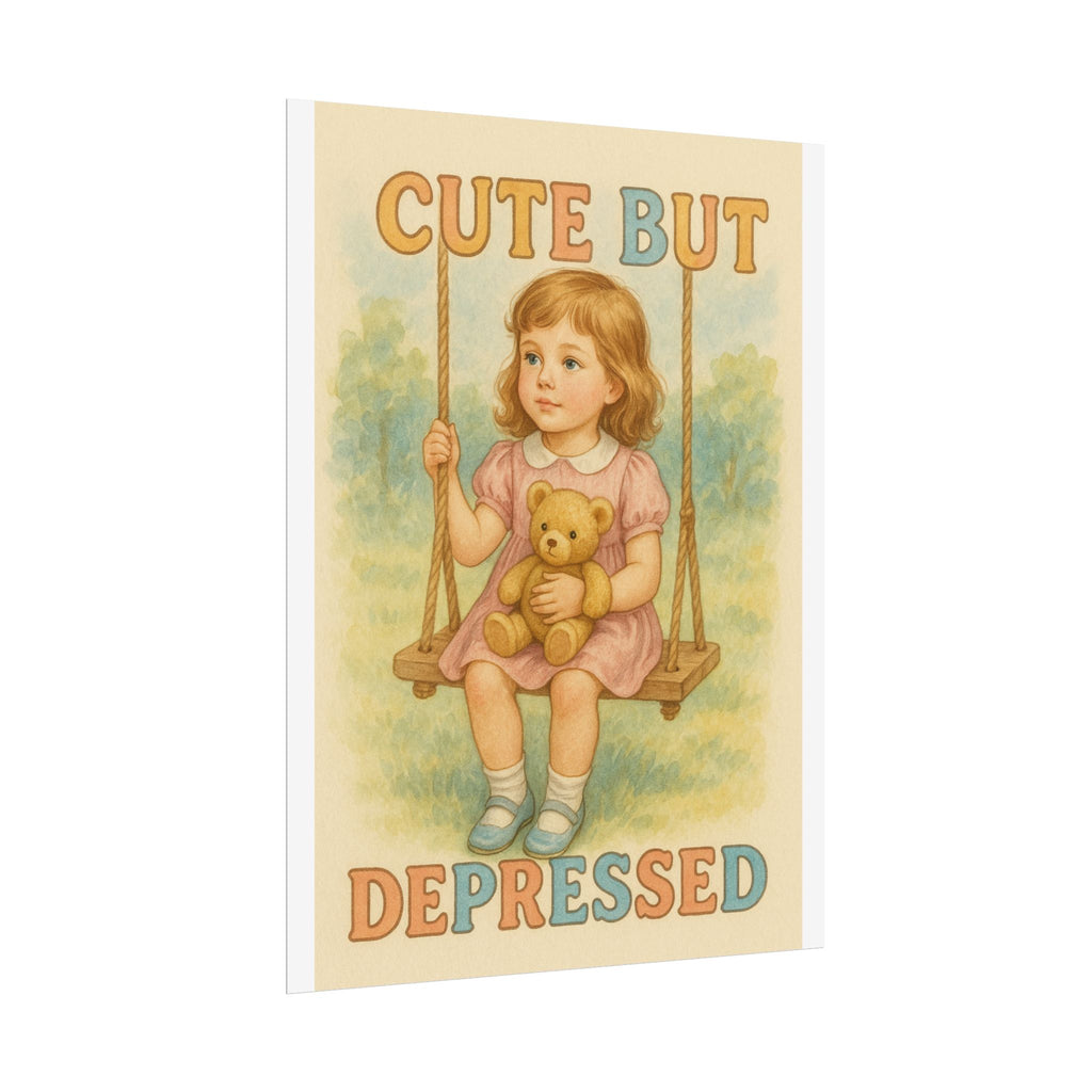 Cut But Depressed Poster 6" x 8"