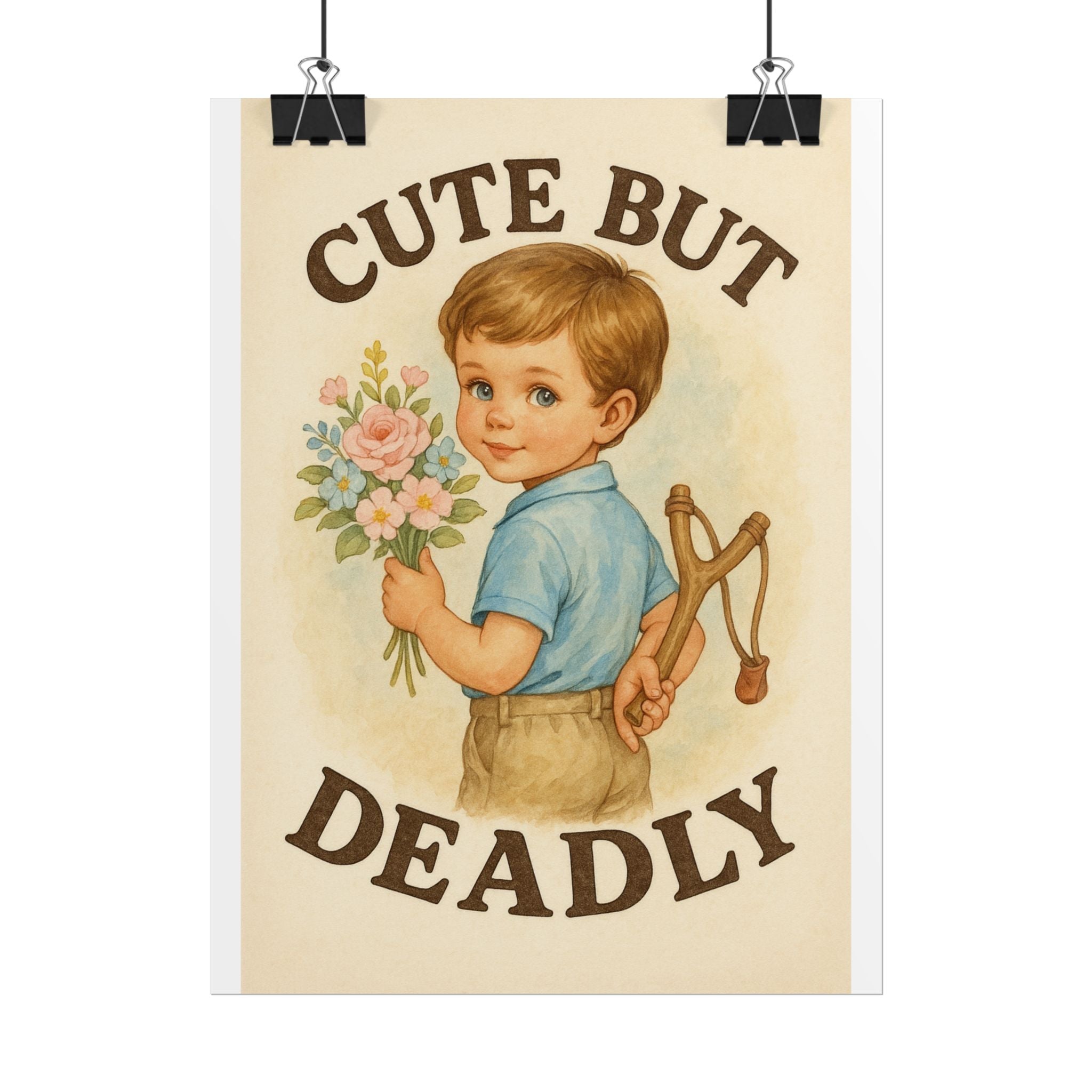 Cute But Deadly Poster 6" x 8"