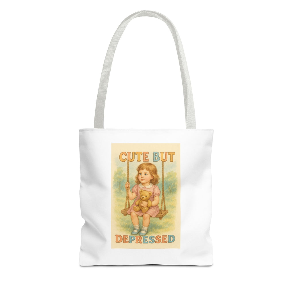 Cute But Depressed & Candy Chaos - Tote Bag  Fun Eco-Friendly Shoulder Bag