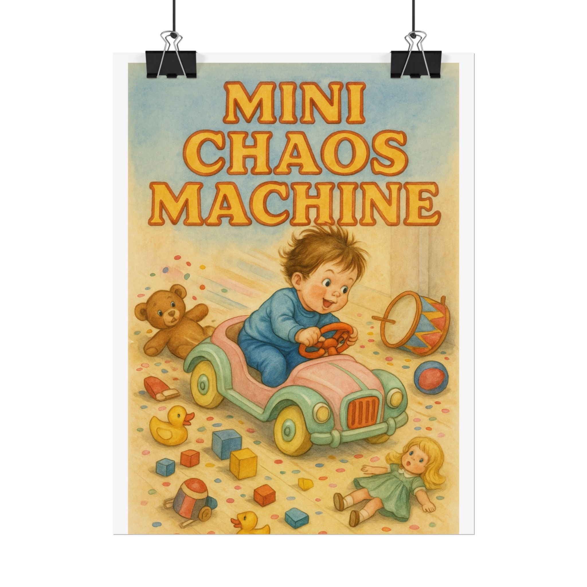 Mini Chaos Machine Poster 6" x 8"