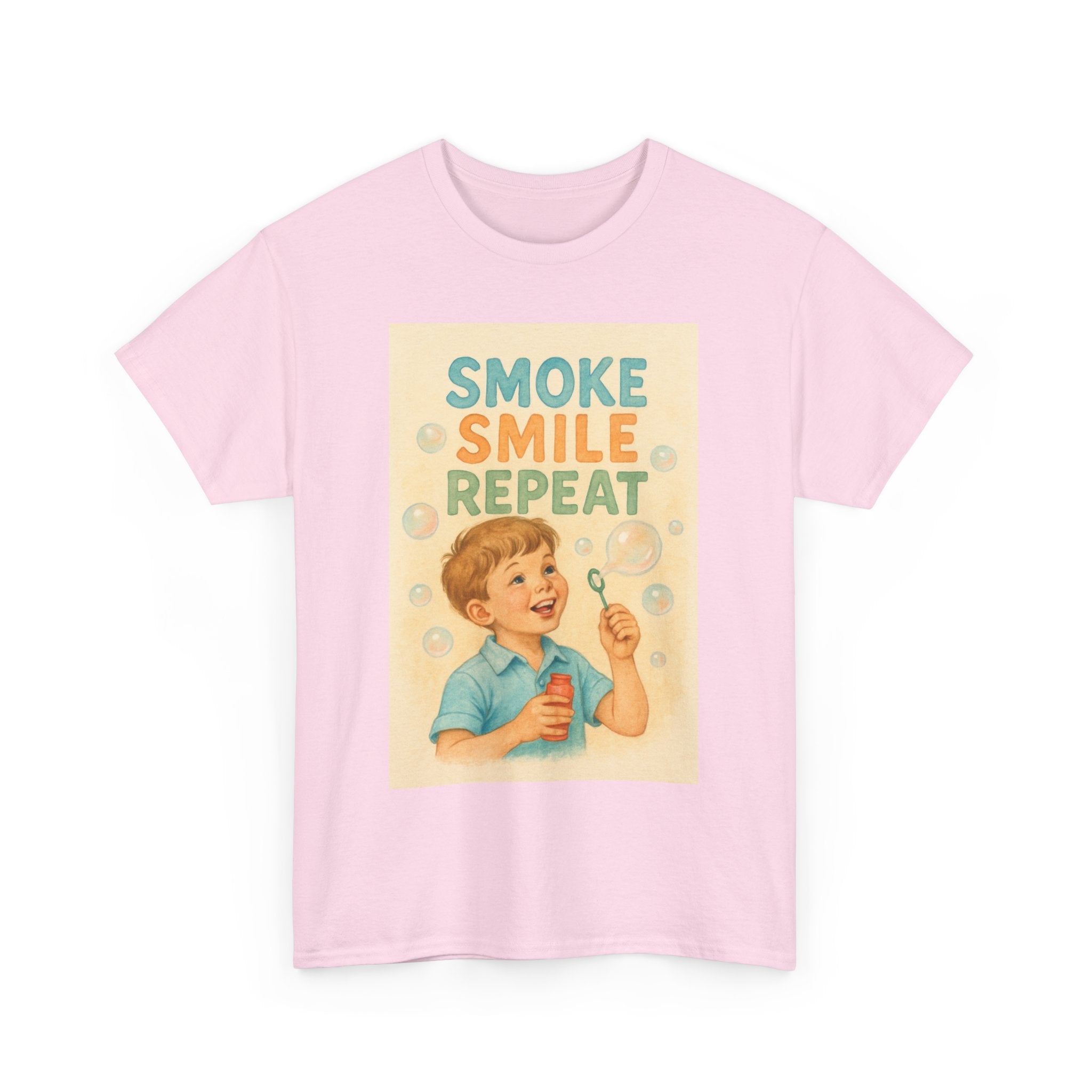 Smoke, Smile, Repeat - Unisex Funny T-Shirt
