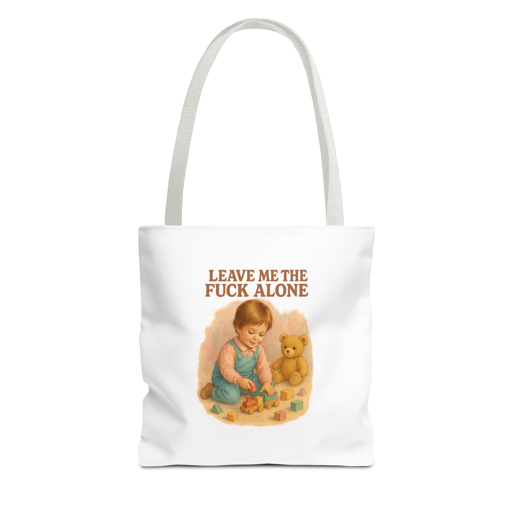 Leave Me The Fuck Alone & Candy Chaos - Tote Bag  Fun Eco-Friendly Shoulder Bag