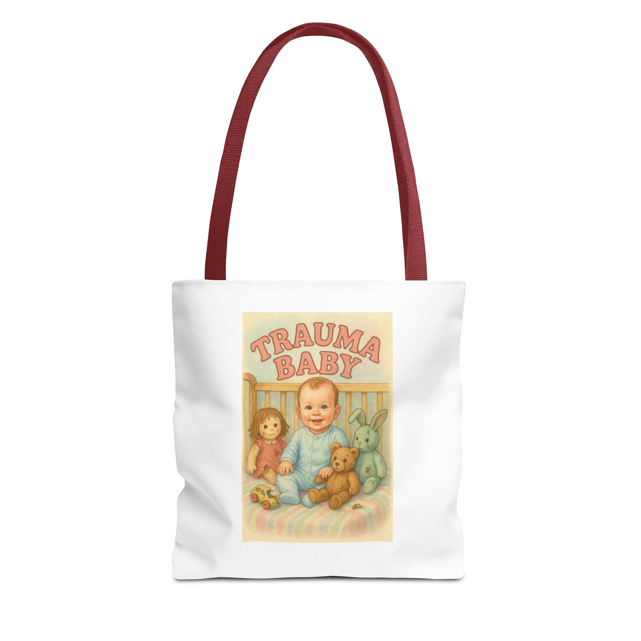 Trauma Baby & Candy Chaos - Tote Bag  Fun Eco-Friendly Shoulder Bag