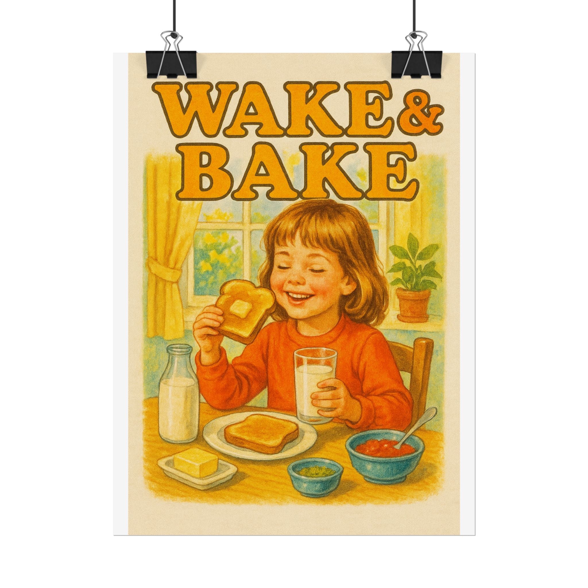 Wake & Bake Poster 6" x 8"