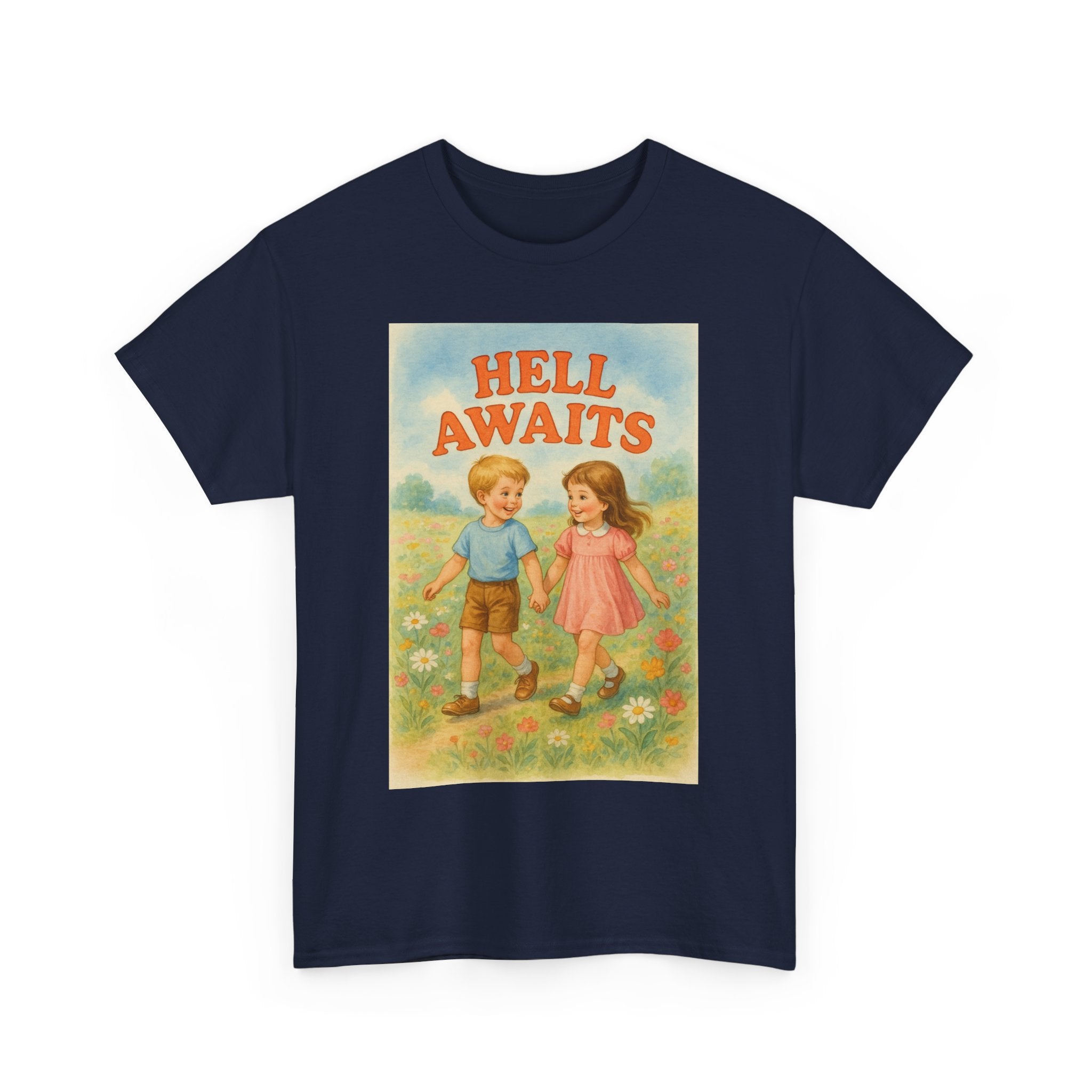 Hell Awaits - Unisex Funny T-Shirt