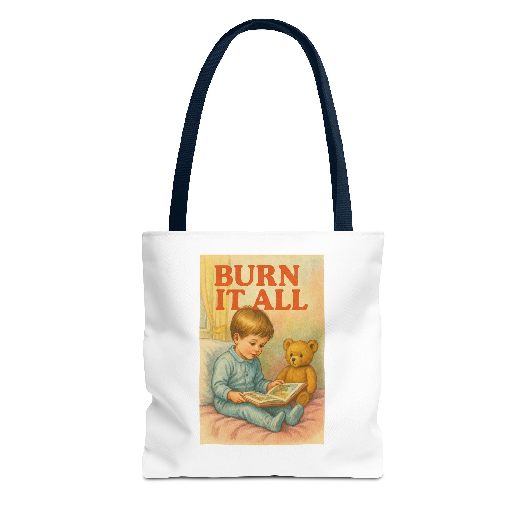 Burn It All & Candy Chaos - Tote Bag  Fun Eco-Friendly Shoulder Bag